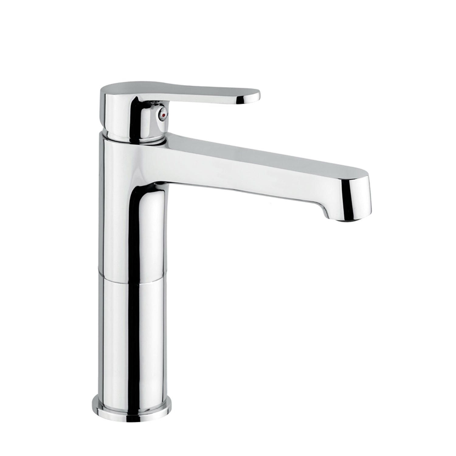 Miscelatore alto lavabo in ottone cromato e piletta clic clac serie Flash by CeramicStore | Lo specialista del tuo bagno