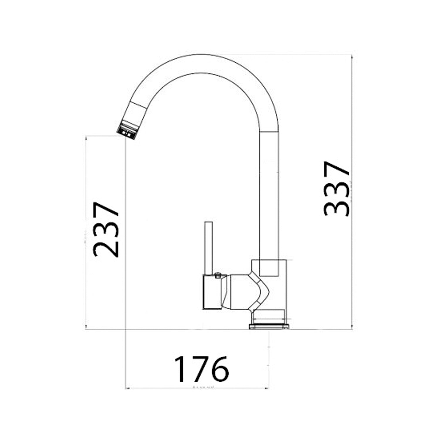 Miscelatore cucina con canna alta Mixlav by CeramicStore | Lo specialista del tuo bagno