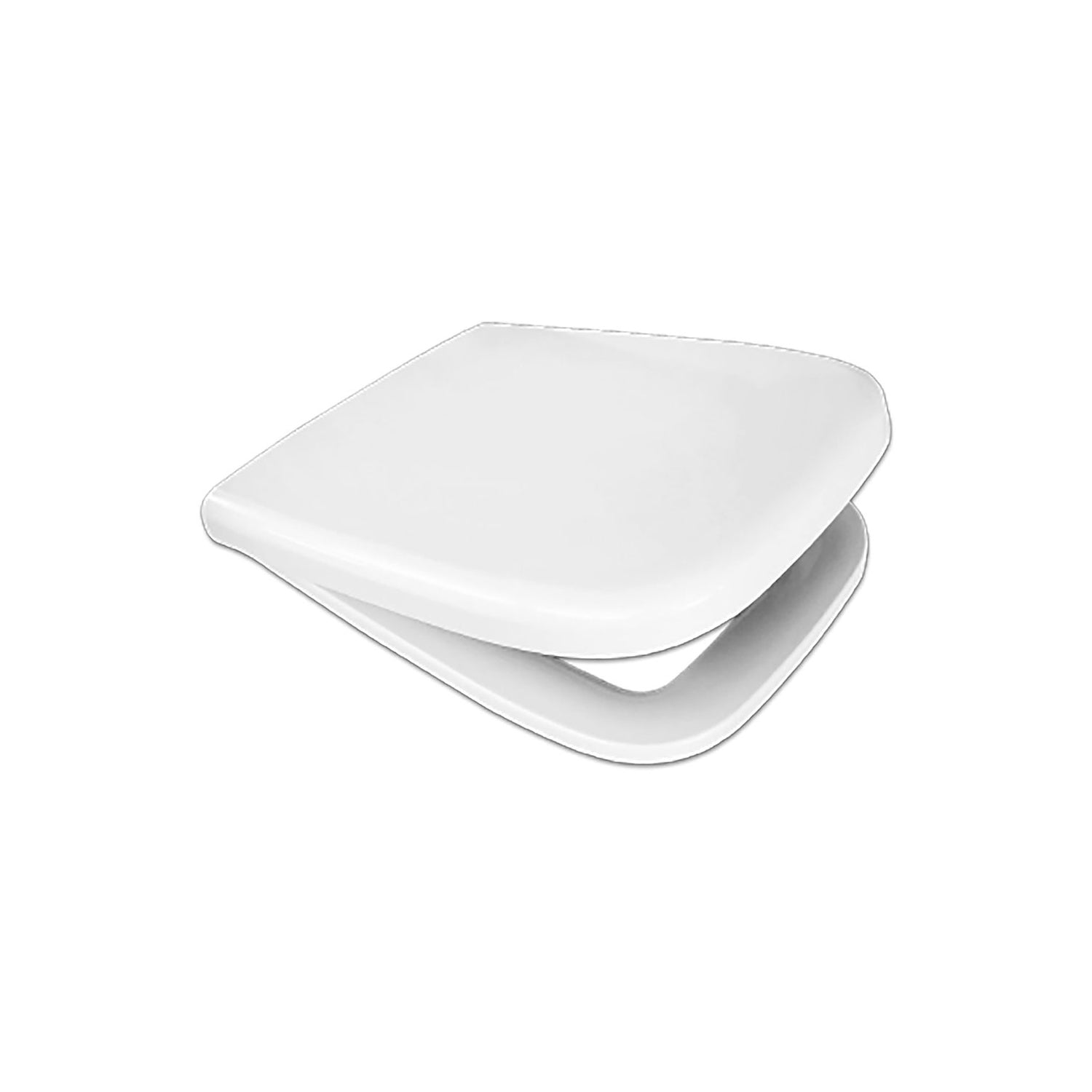 Sedile wc in termoindurente avvolgente con chiusura soft close larghezza 36