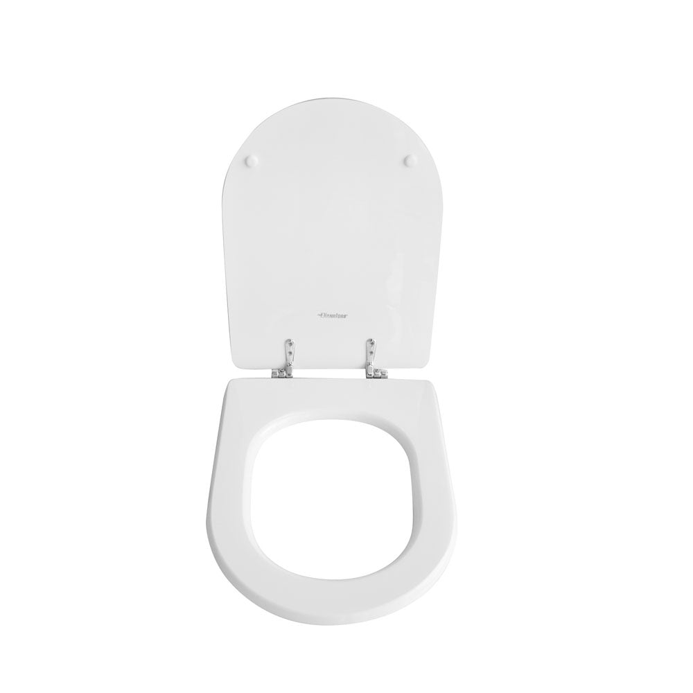Sedile wc bianco per Althea vaso Marion lunghezza 44 cm cerniere regolabili