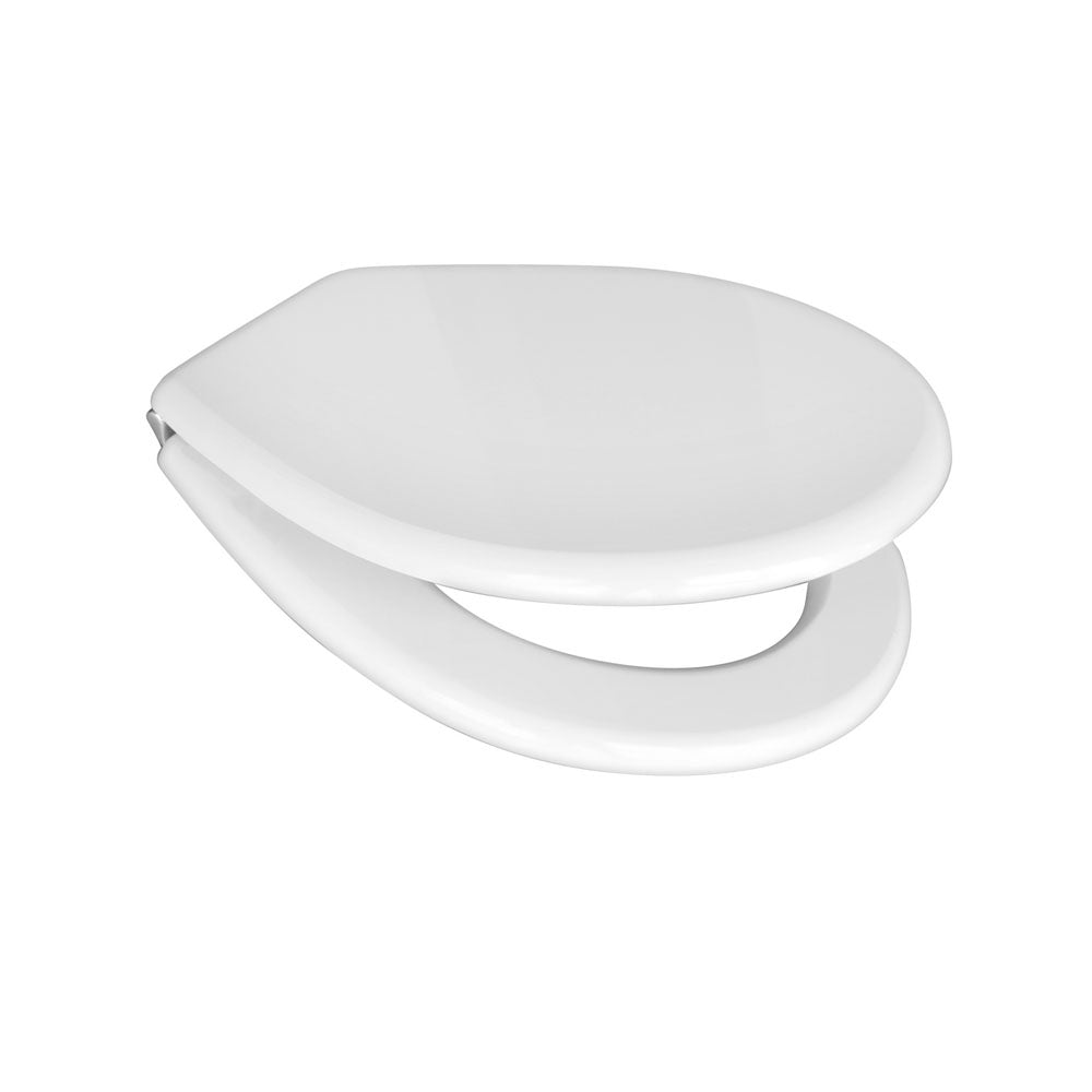 Sedile wc per Roca vaso Polo larghezza 36 cm cerniere regolabili