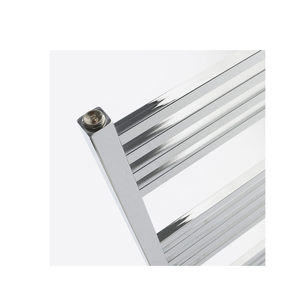 Termoarredo design cromo Aton tubi quadrati orizzontali altezza 1700 mm by CeramicStore | Lo specialista del tuo bagno