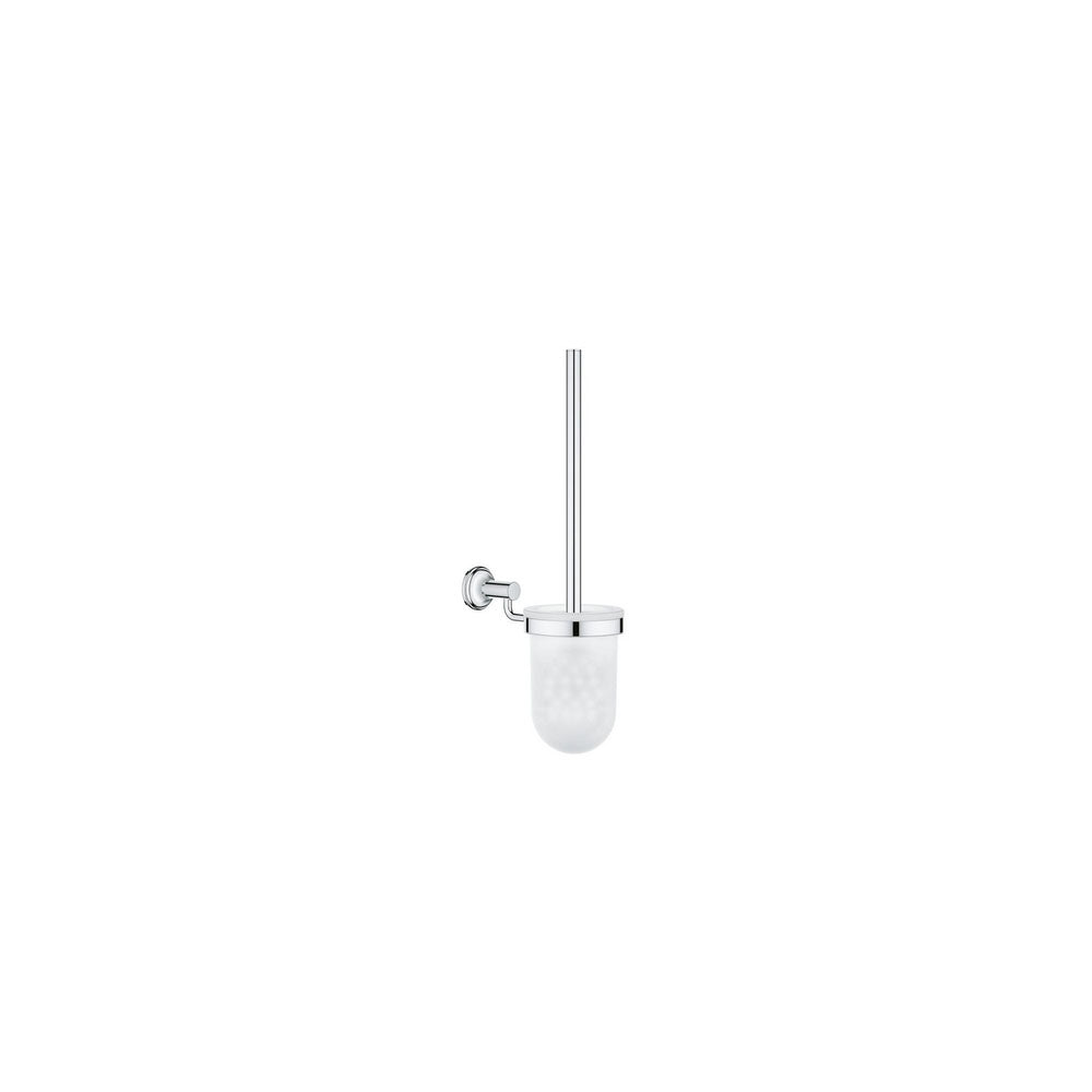 Portascopino a parete completo in vetro e metallo Grohe Essentials Authentic by CeramicStore | Lo specialista del tuo bagno