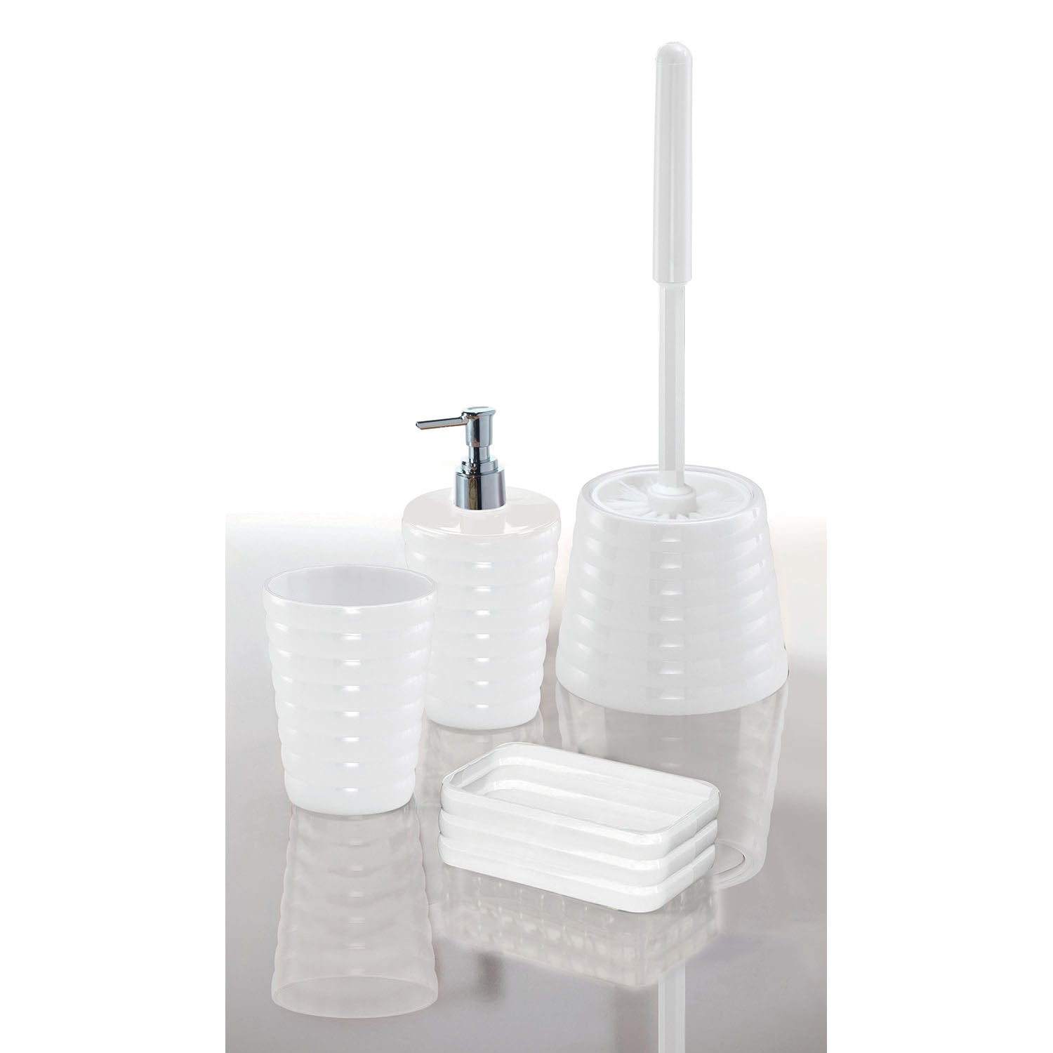 Scopino da appoggio Gedy serie Glady - Bianco by CeramicStore | Lo specialista del tuo bagno