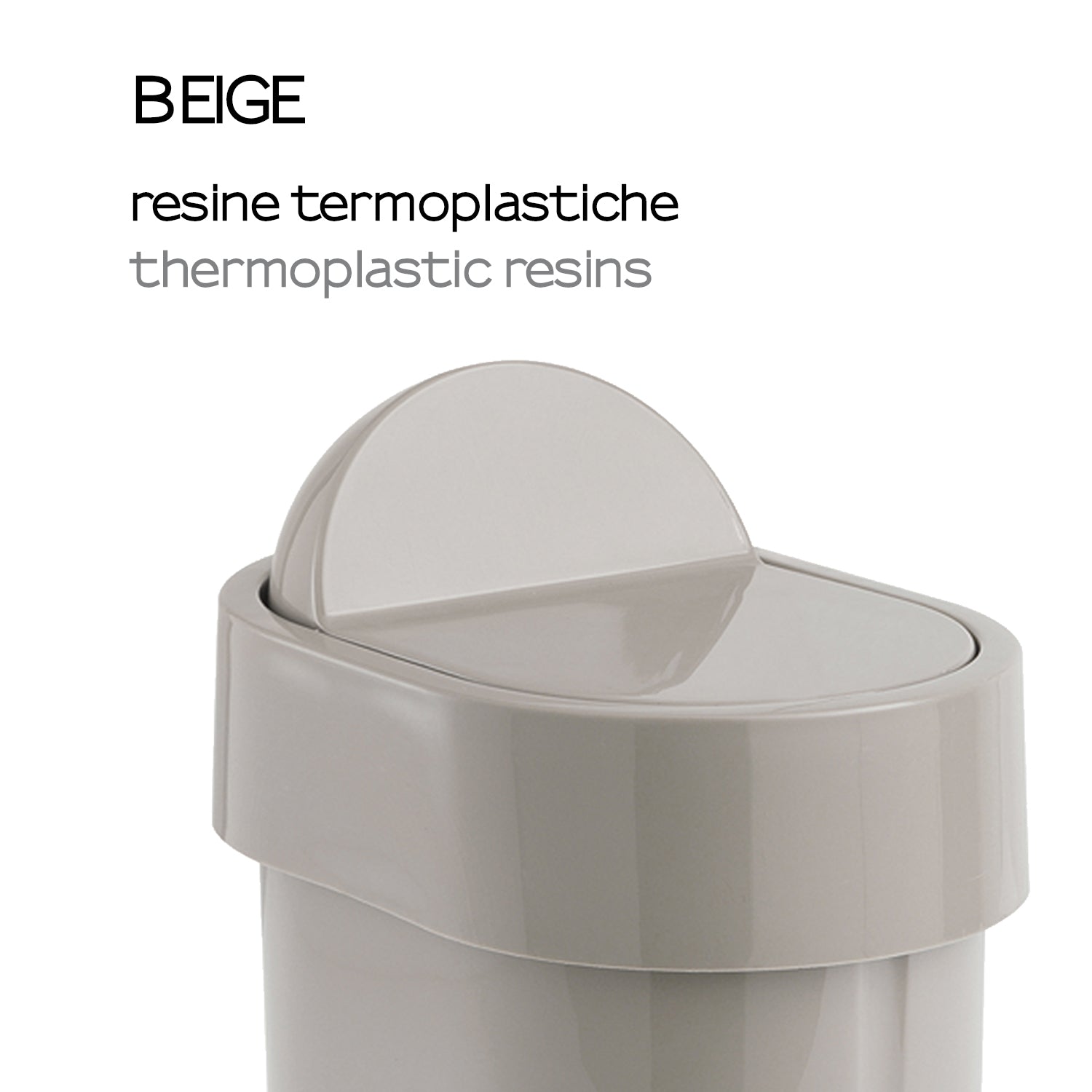 Portarifiuti da appoggio di Gedy serie Junior - Beige by CeramicStore | Lo specialista del tuo bagno