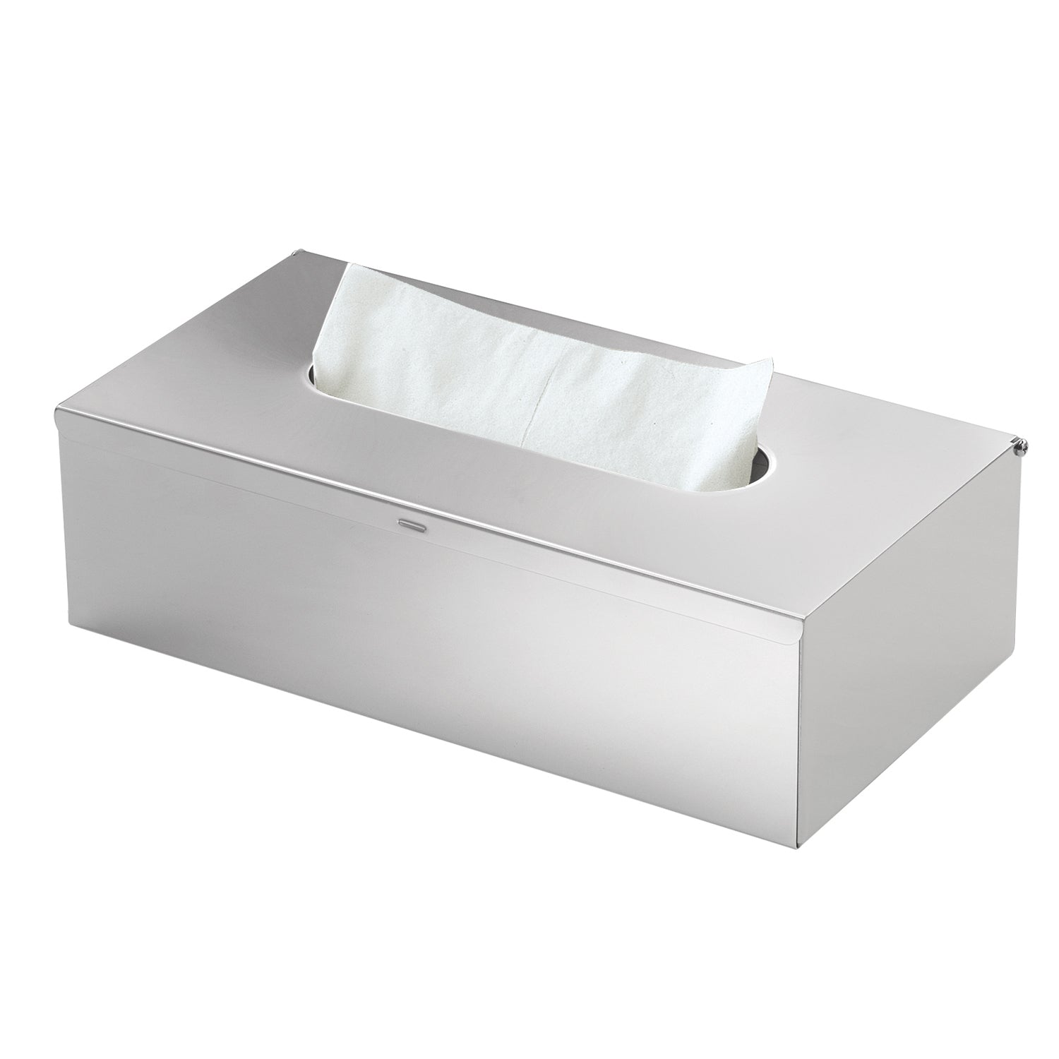 Gedy Porta Fazzoletti Rettangolare In Acciaio - Spazzolato by CeramicStore | Lo specialista del tuo bagno
