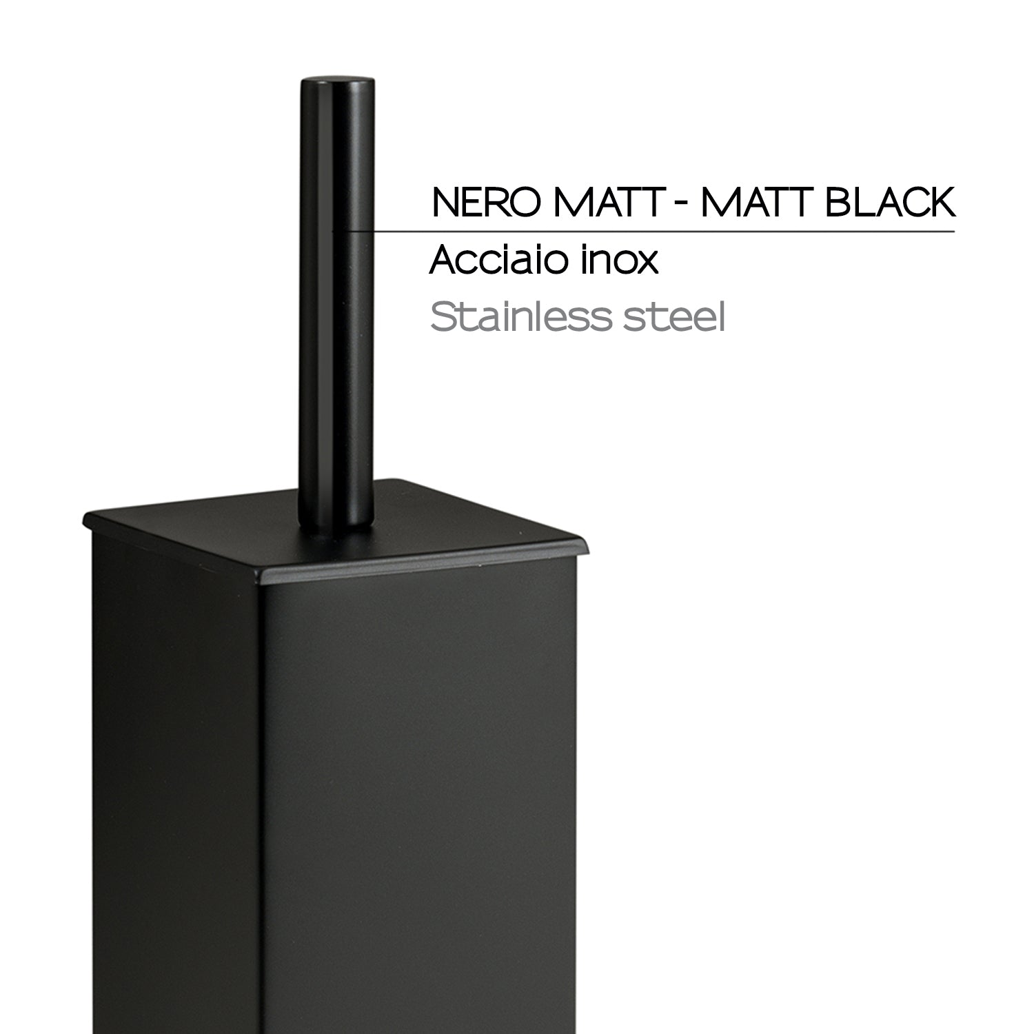 Scopino da appoggio in Acciaio Inox modello Teseo di Gedy - Nero Matt by CeramicStore | Lo specialista del tuo bagno