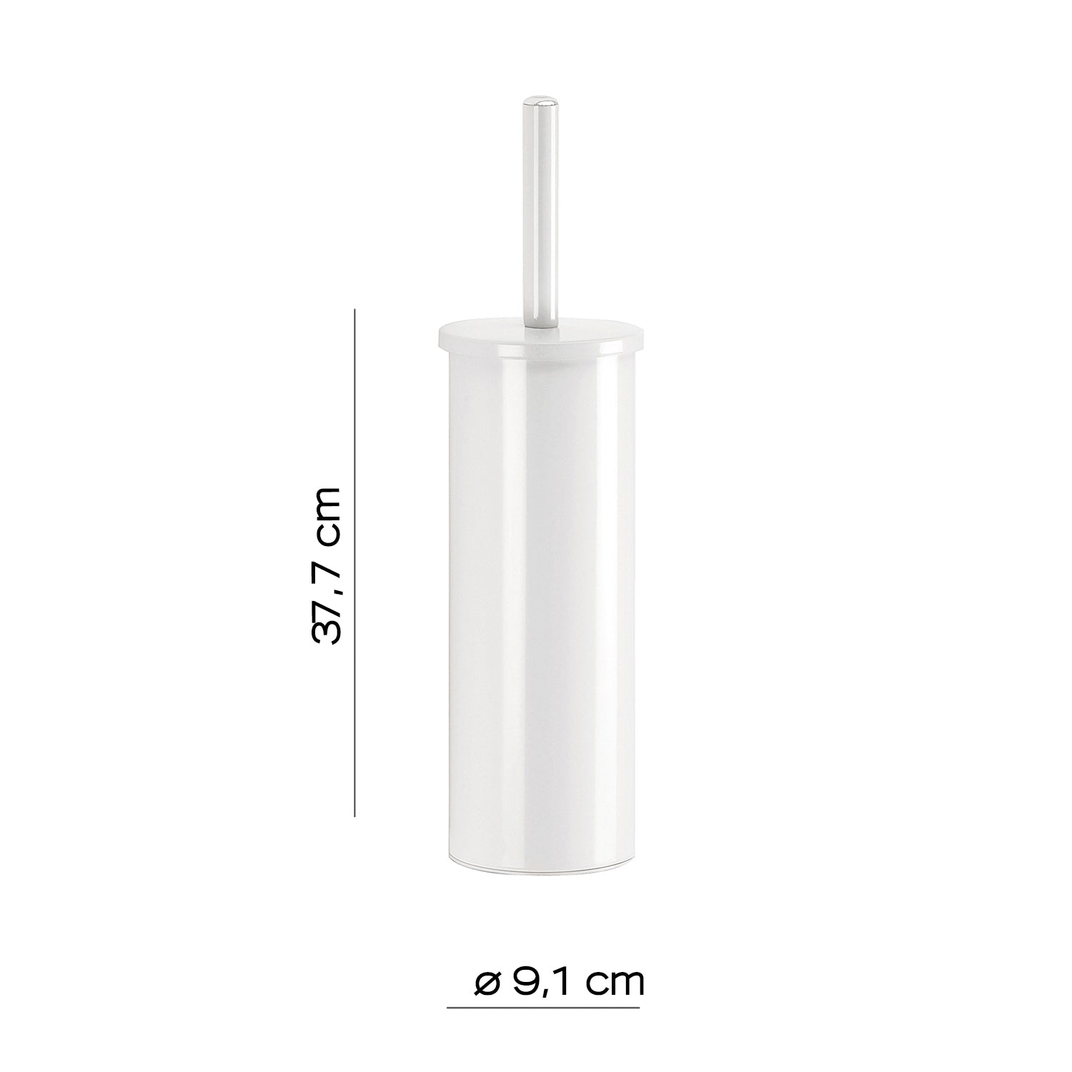 Scopino da appoggio modello Flip di Gedy in Acciaio Inox - Bianco by CeramicStore | Lo specialista del tuo bagno