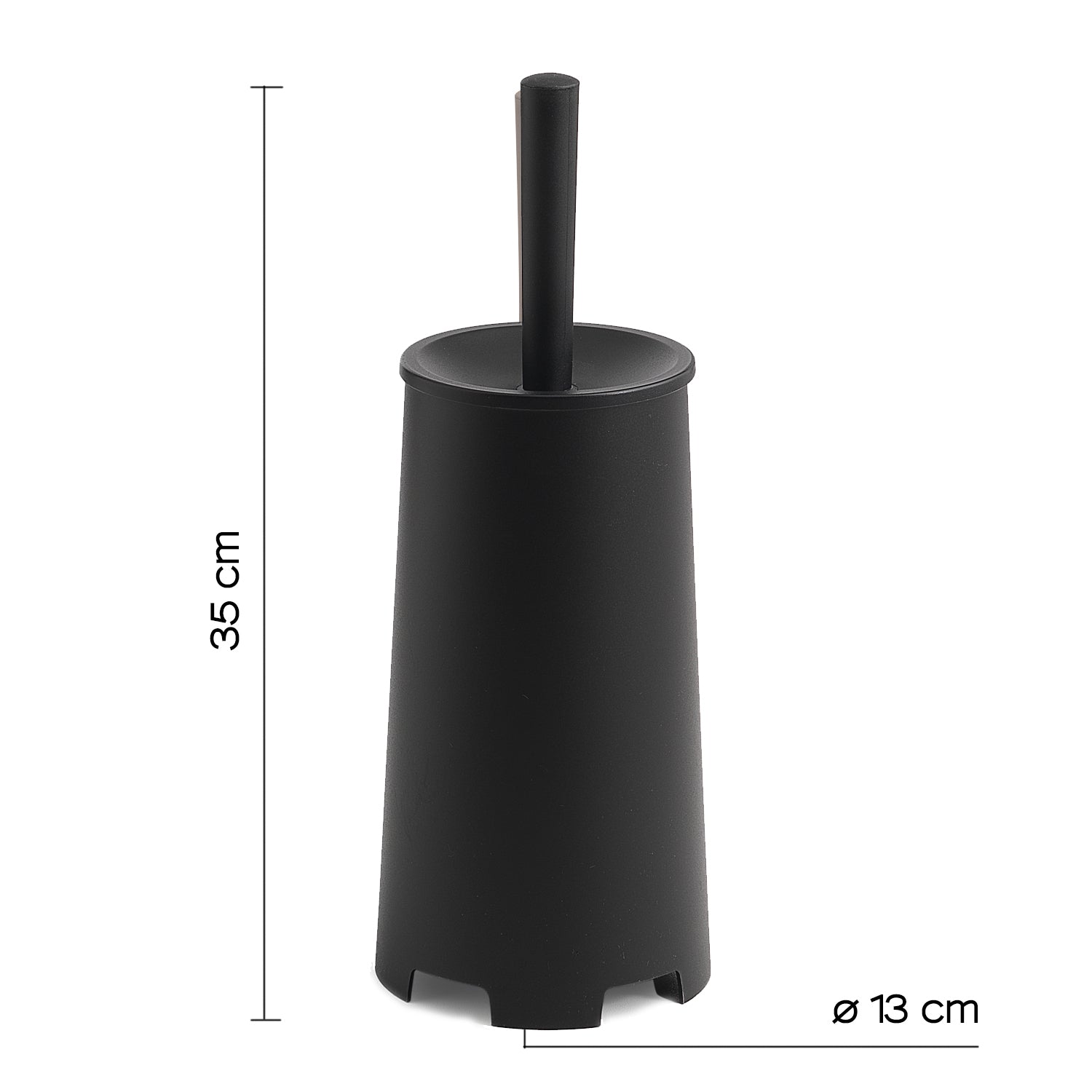 Scopino da appoggio di Gedy modello Oscar - Nero Matt by CeramicStore | Lo specialista del tuo bagno