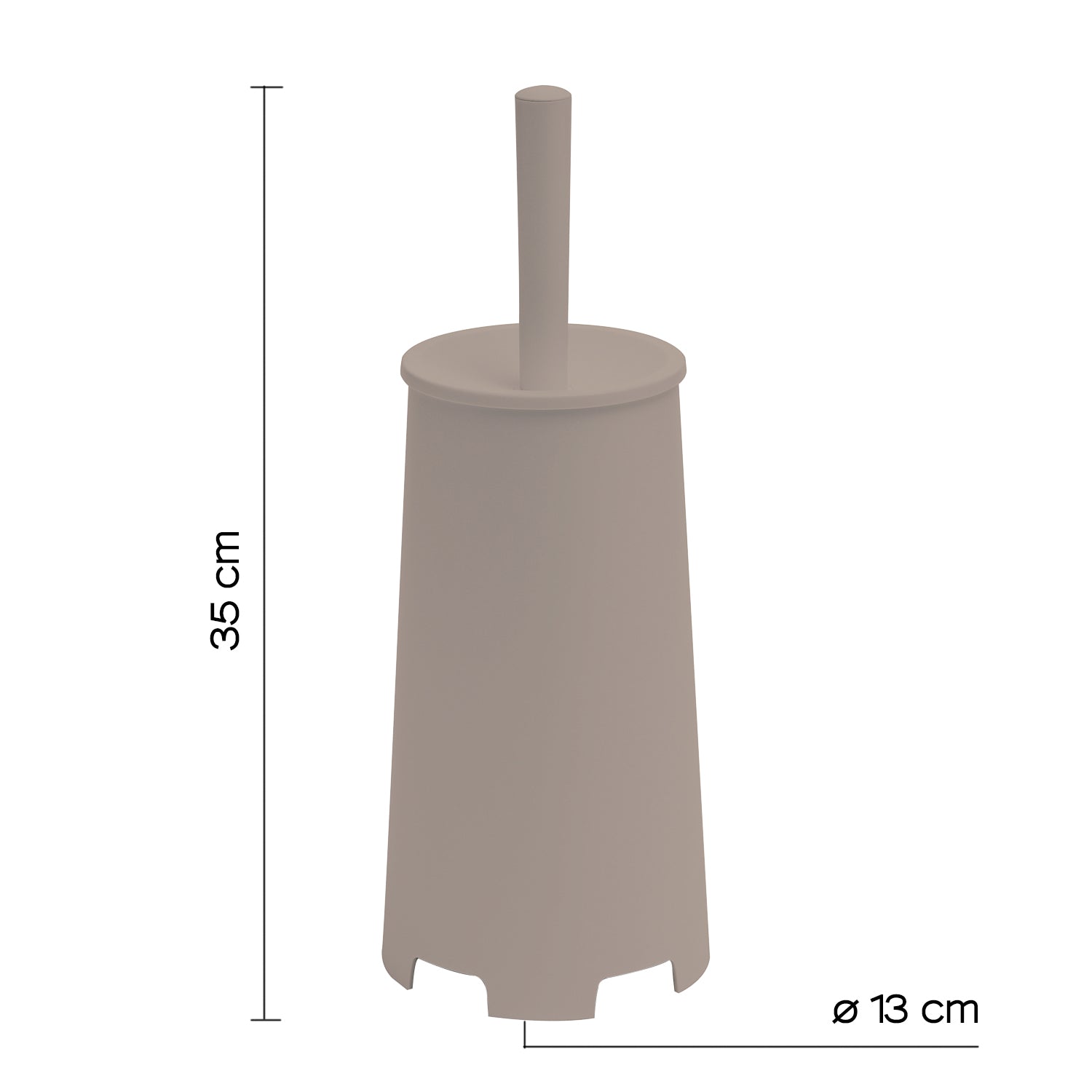 Scopino da appoggio di Gedy modello Oscar - Beige by CeramicStore | Lo specialista del tuo bagno