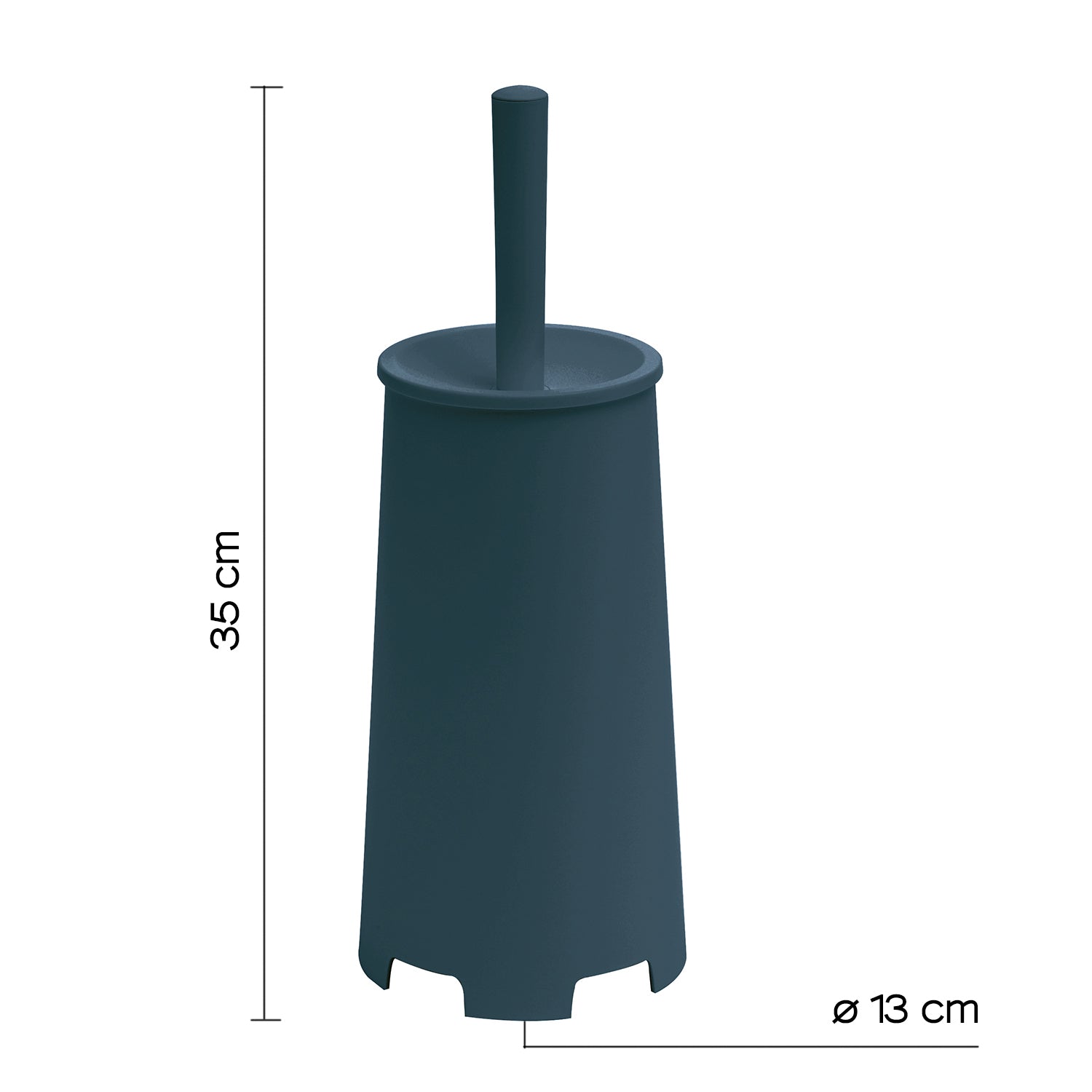 Scopino da appoggio di Gedy modello Oscar - Blu petrolio by CeramicStore | Lo specialista del tuo bagno