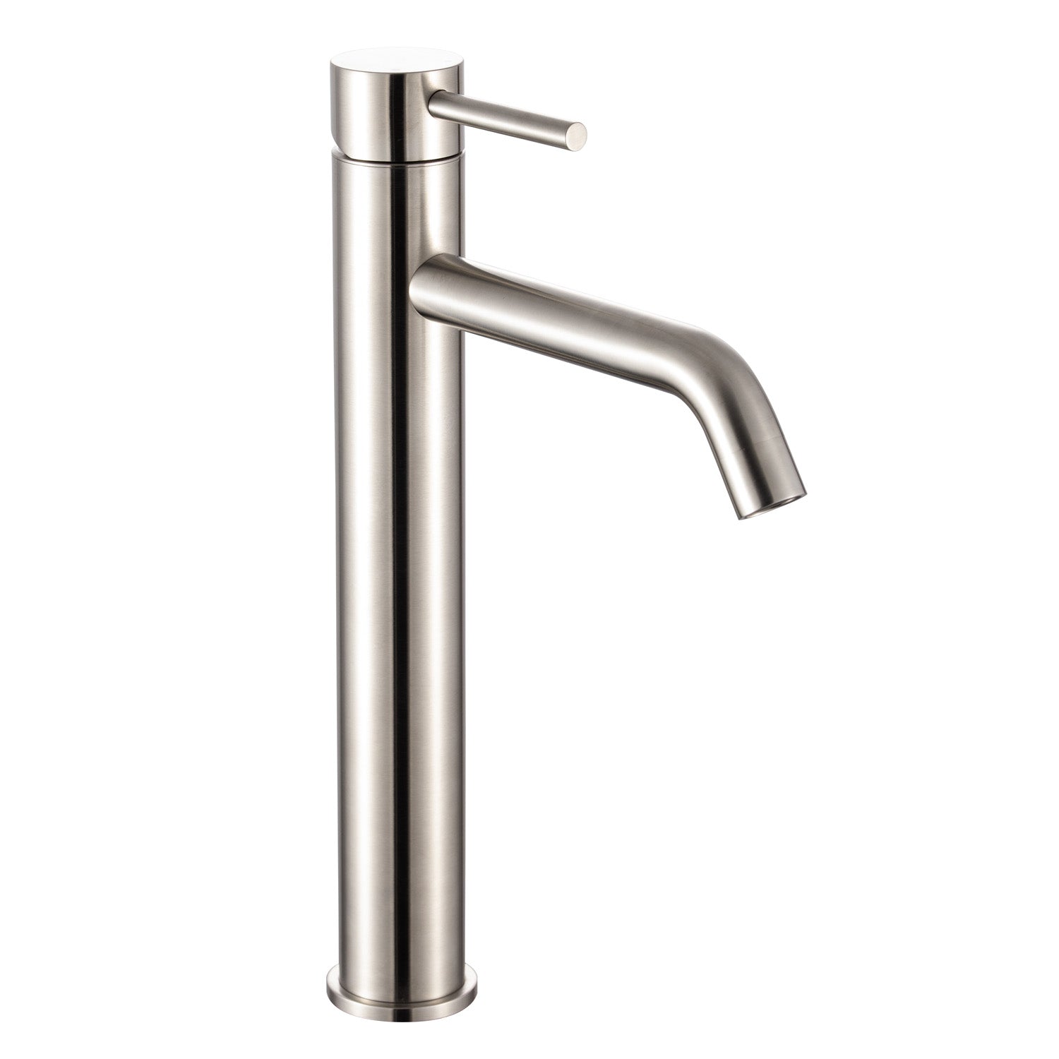 Composizione di miscelatori per lavabo alto, bidet e vasca serie TriaSix in acciaio 316 spazzolato by CeramicStore | Lo specialista del tuo bagno
