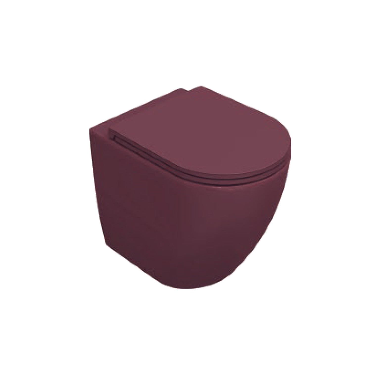 Vaso filomuro Rimless BathCore serie Infinity 52x36