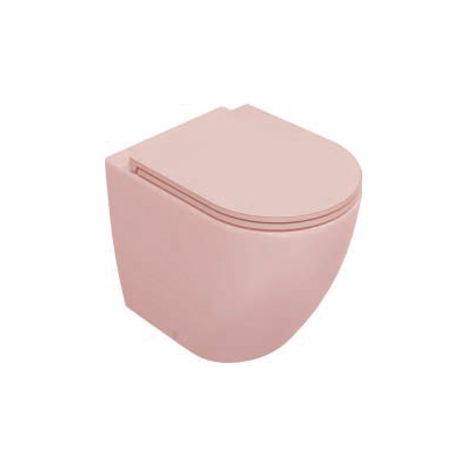 Vaso filomuro Rimless BathCore serie Infinity 52x36