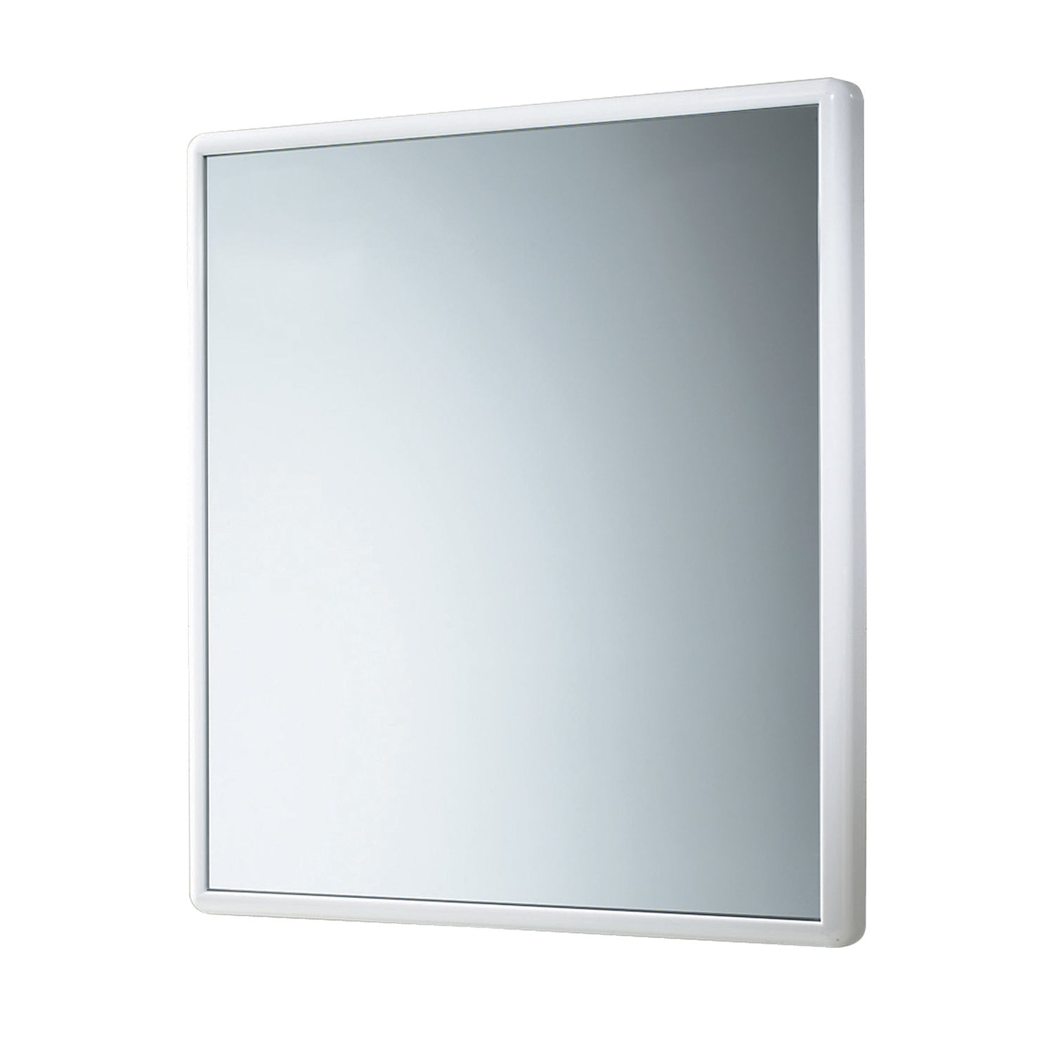 Specchio 55x60 cm modello Junior di Gedy con cornice in resine termoplastiche - Bianco by CeramicStore | Lo specialista del tuo bagno