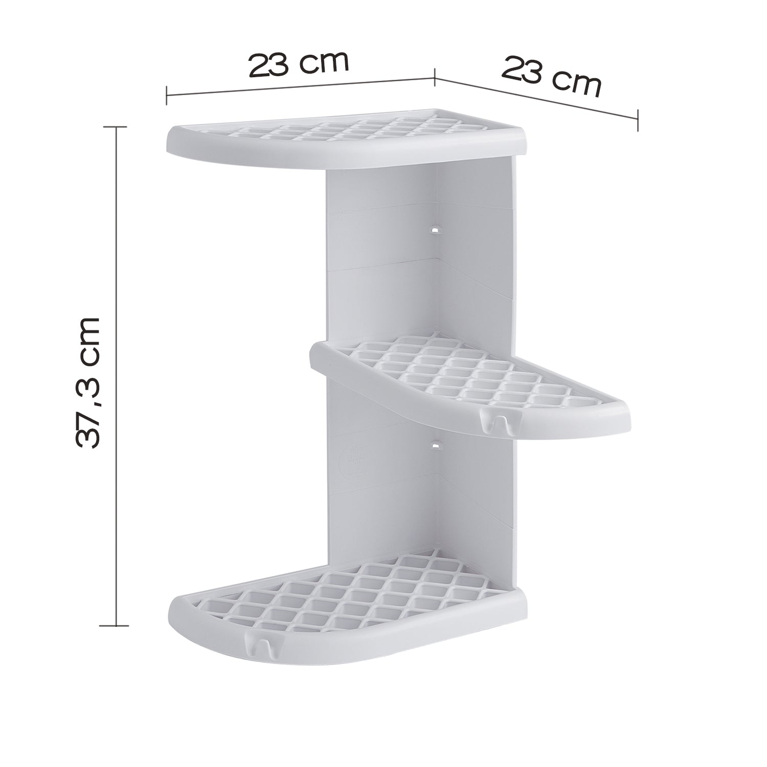 Portaoggetti doccia angolare modello Oscar di Gedy - Bianco by CeramicStore | Lo specialista del tuo bagno