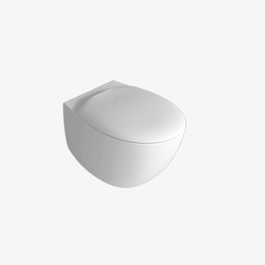 WC sospeso mascalzone con profondità ridotta di 48 cm Domus Falerii Mascalzone Con sedile Normal Close