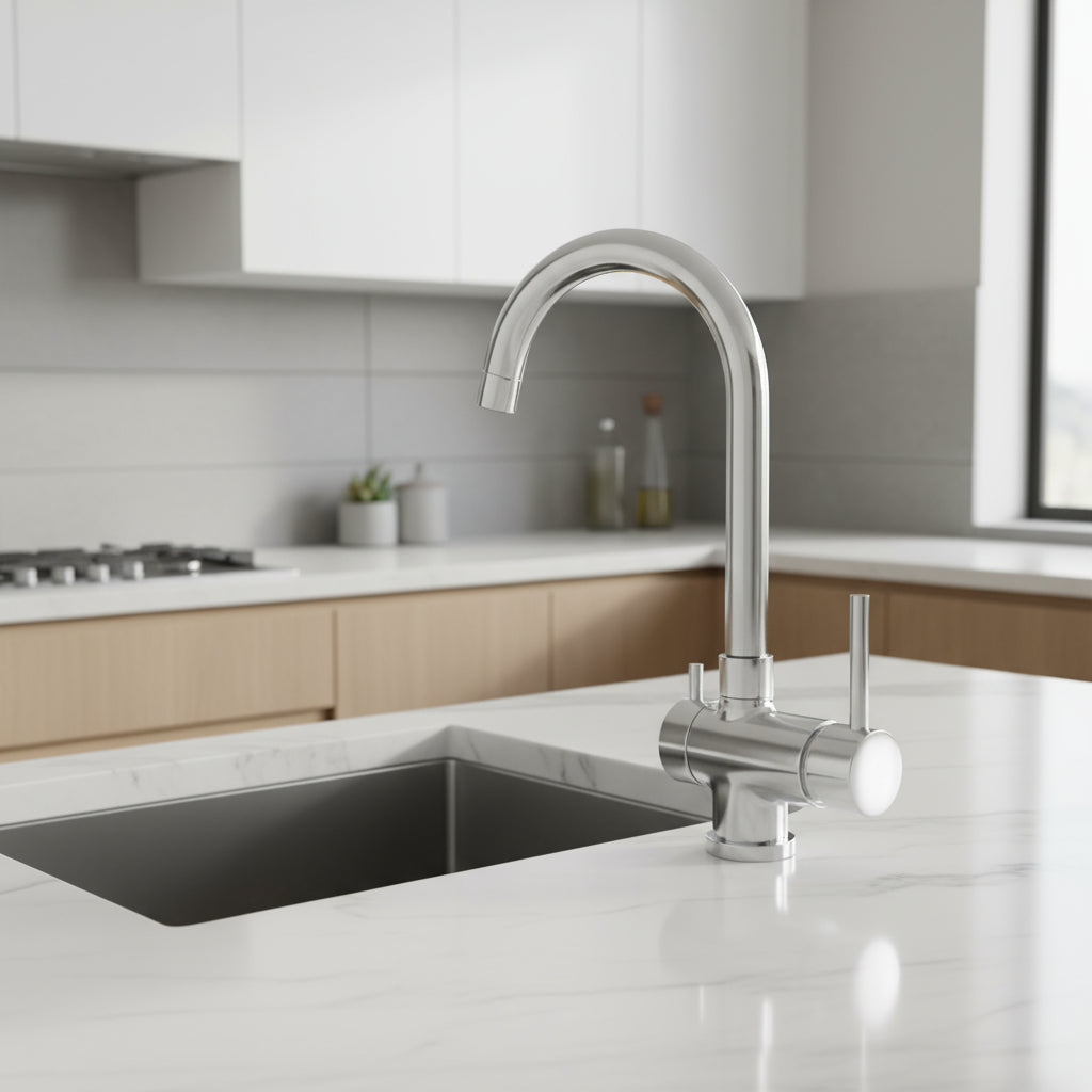 Miscelatore cucina serie Stick modello SK190CR a 3 vie cromo Paffoni by CeramicStore | Lo specialista del tuo bagno