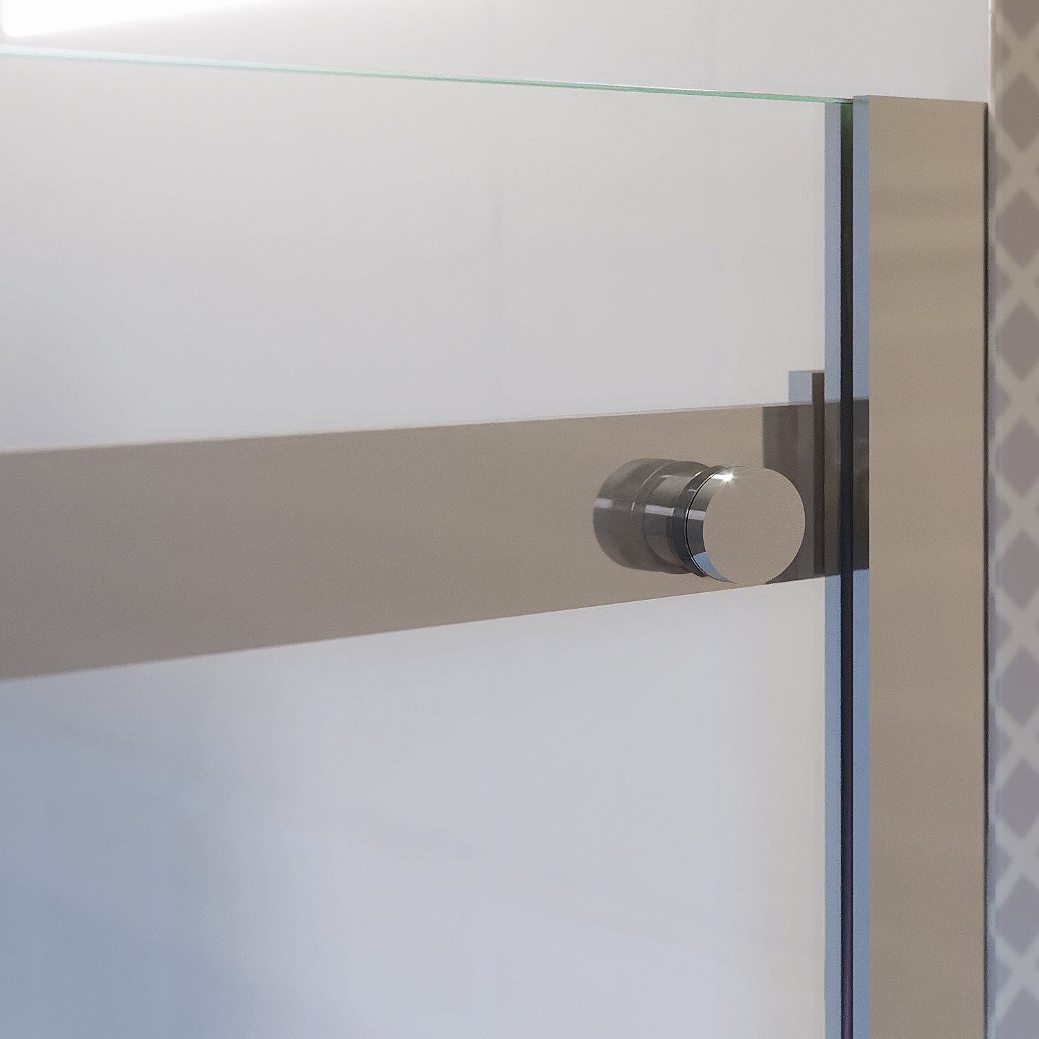 Porta doccia Alicudi un'anta scorrevole 120cm cristallo trasparente 8mm h195 profilo argento Made in Italy by CeramicStore | Lo specialista del tuo bagno