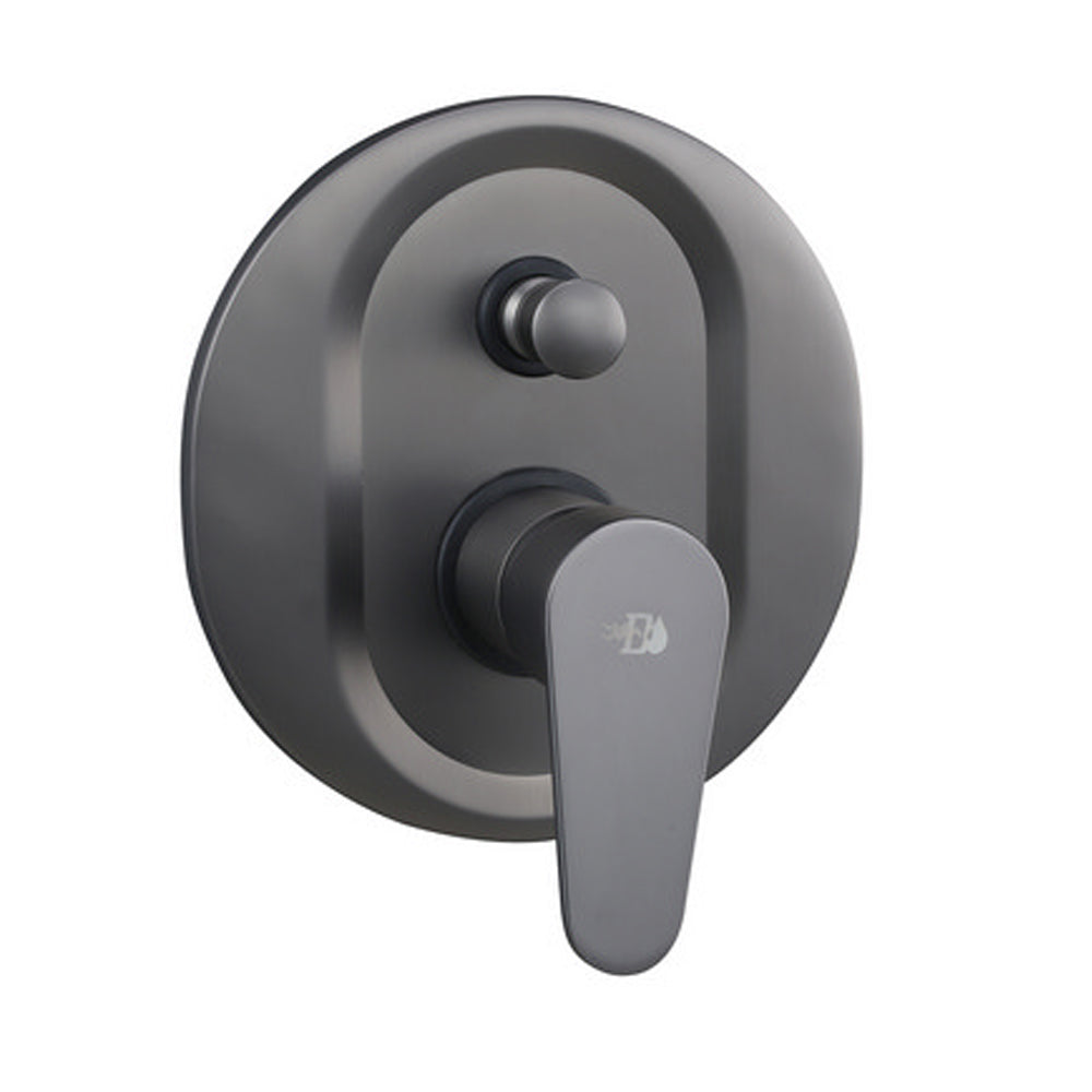 Miscelatore incasso doccia con deviatore serie Elizabeth nichel nero spazzolato by CeramicStore | Lo specialista del tuo bagno