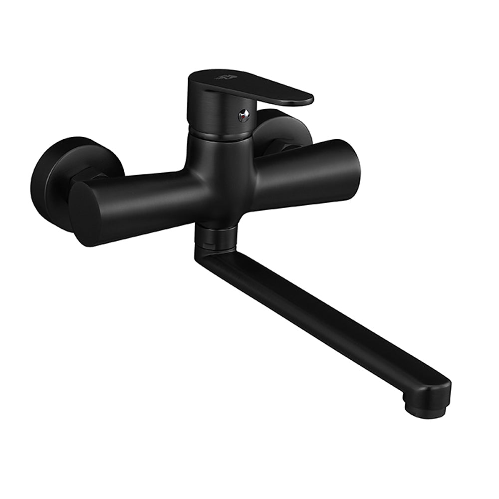 Miscelatore cucina a parete serie Elizabeth nero opaco by CeramicStore | Lo specialista del tuo bagno