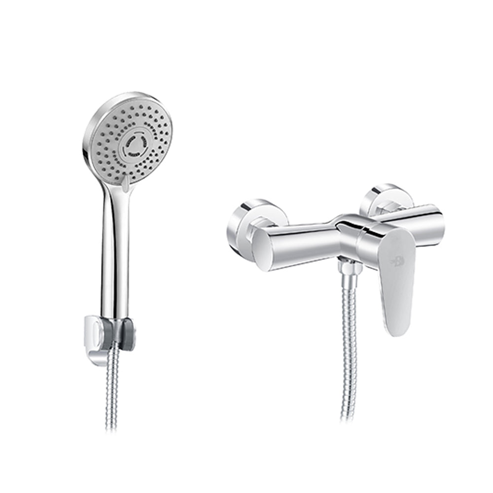 Set Miscelatori lavabo bidet con pilette e esterno doccia con doccetta serie Elizabeth Cromo by CeramicStore | Lo specialista del tuo bagno