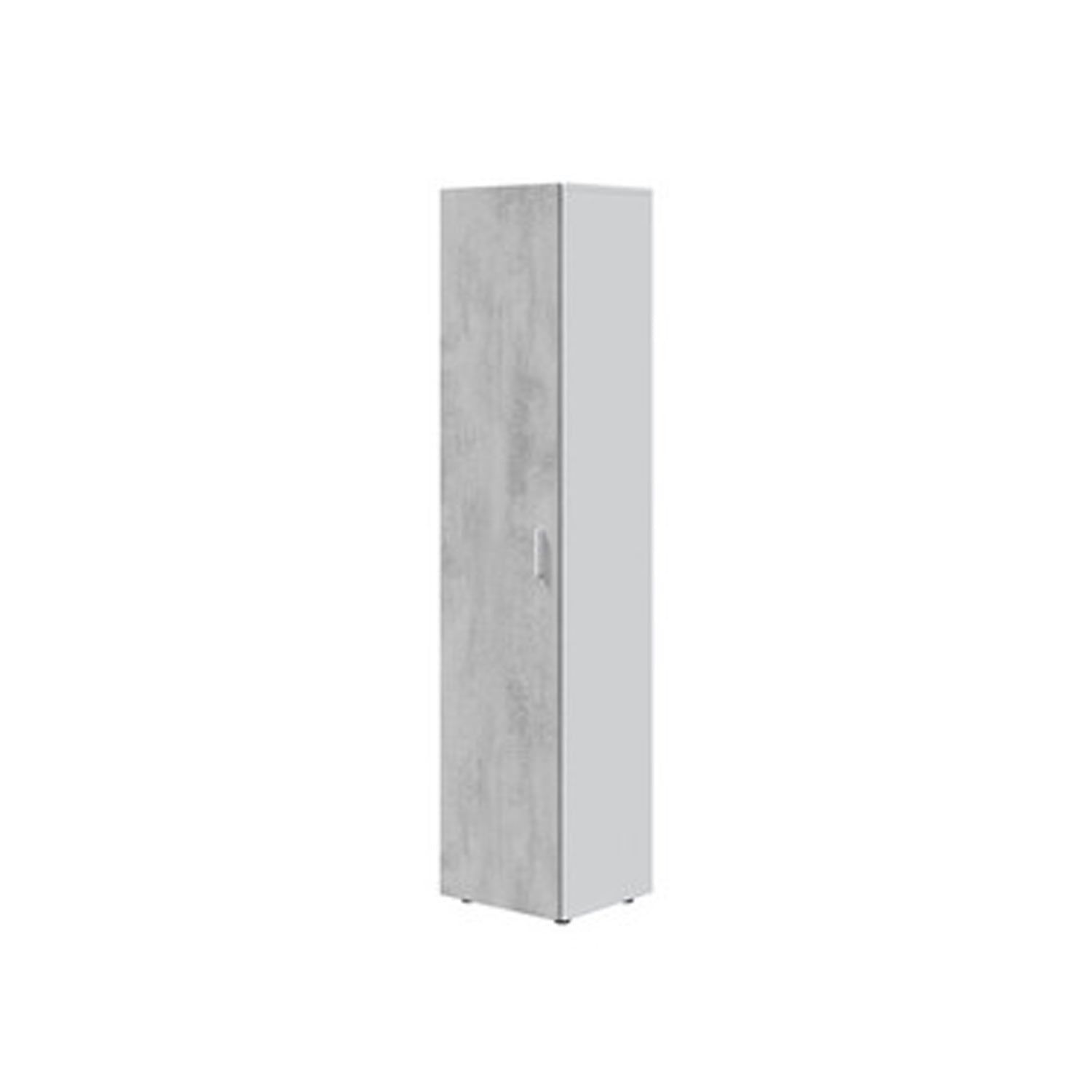 Mobile alto con 3 ripiani regolabili in altezza linea Multiuso - Bianco Cemento by CeramicStore | Lo specialista del tuo bagno