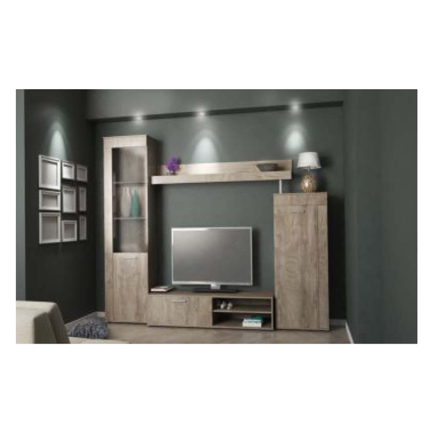 Kit parete living modello Spazio - Rovere by CeramicStore | Lo specialista del tuo bagno