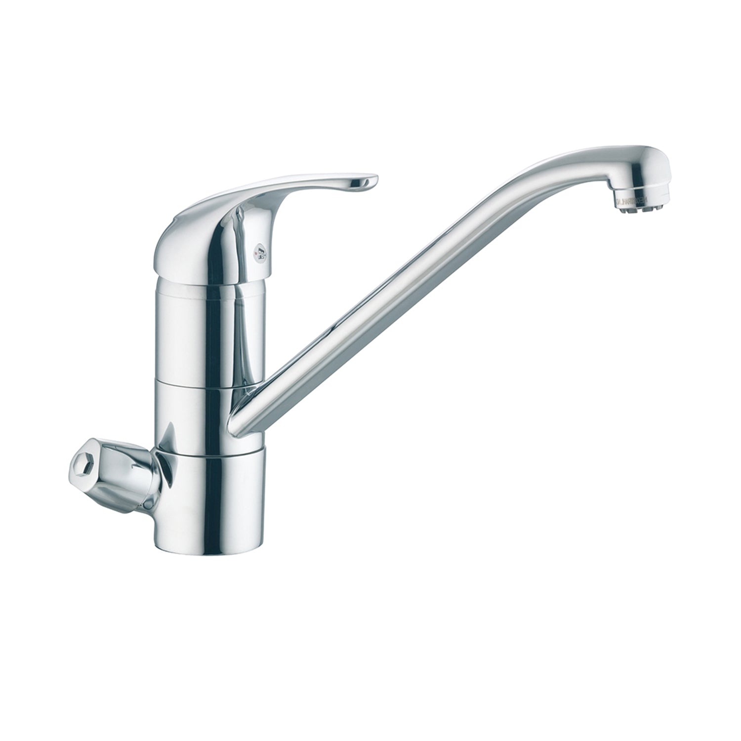 Miscelatore monocomando lavello tre vie con attacco acqua depurata RubiFlux - Cromo
