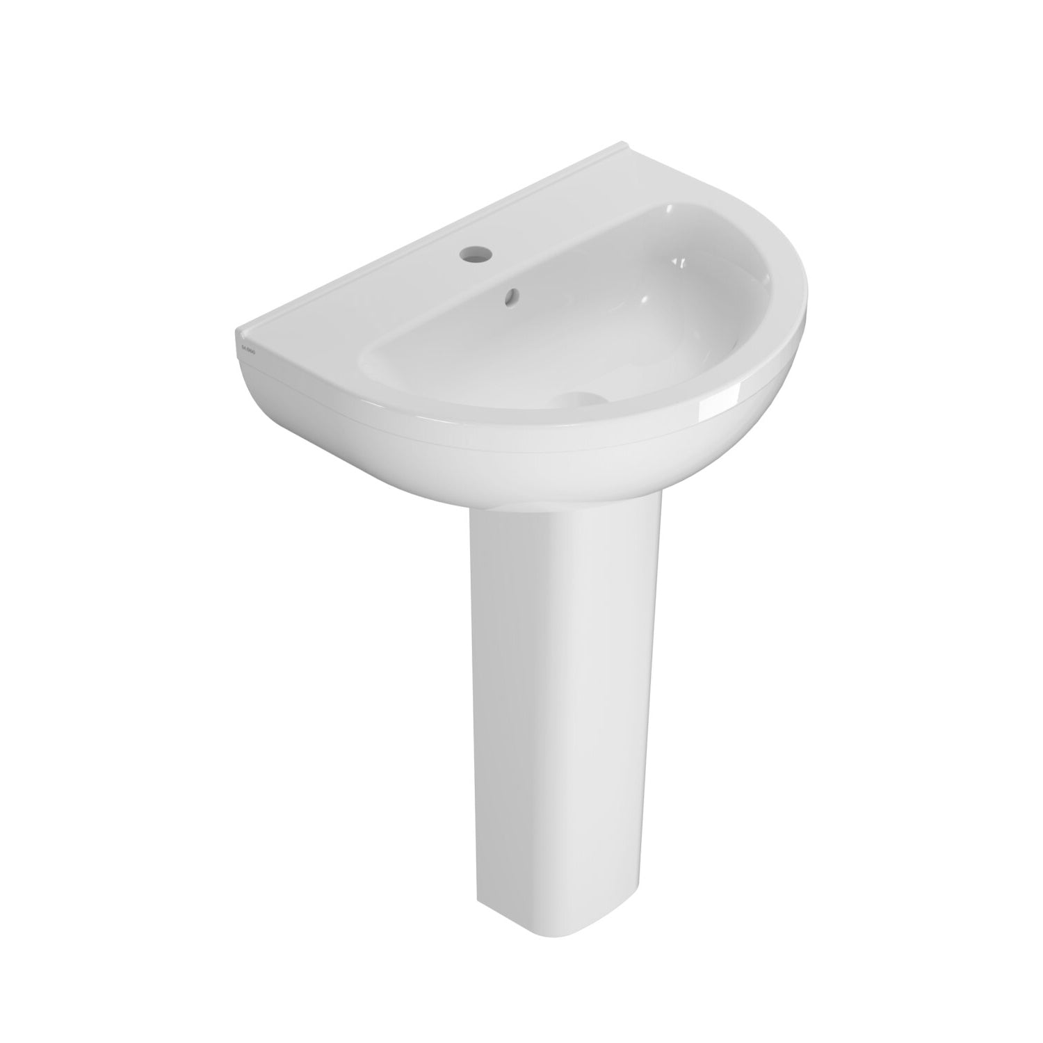 Colonna per lavabo a terra modello Grace di Globo 16x18x68 cm - Bianco lucido by CeramicStore | Lo specialista del tuo bagno