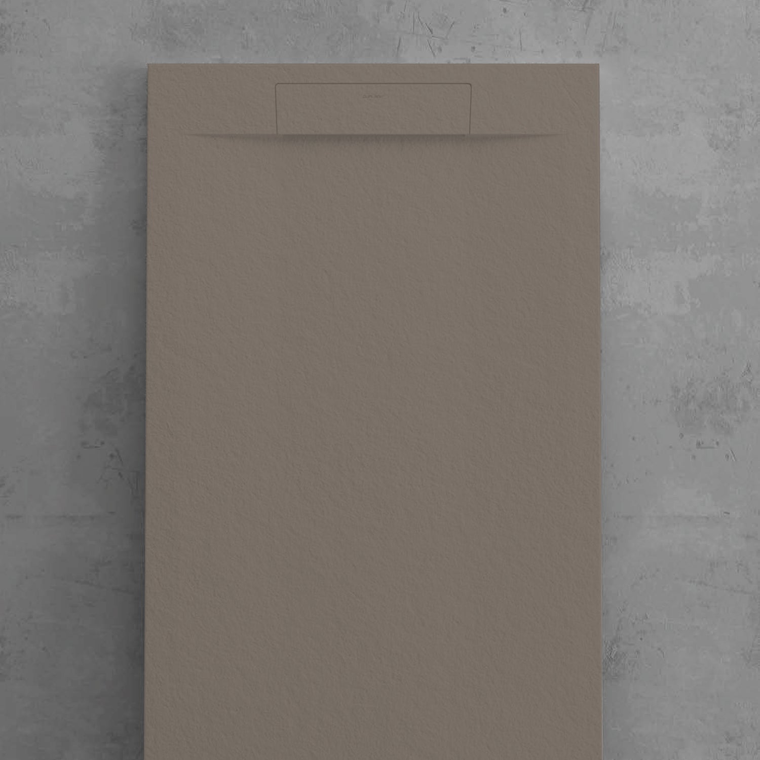 Piatto doccia in resina modello Titano 80x80 cm taupe effetto pietra by CeramicStore | Lo specialista del tuo bagno