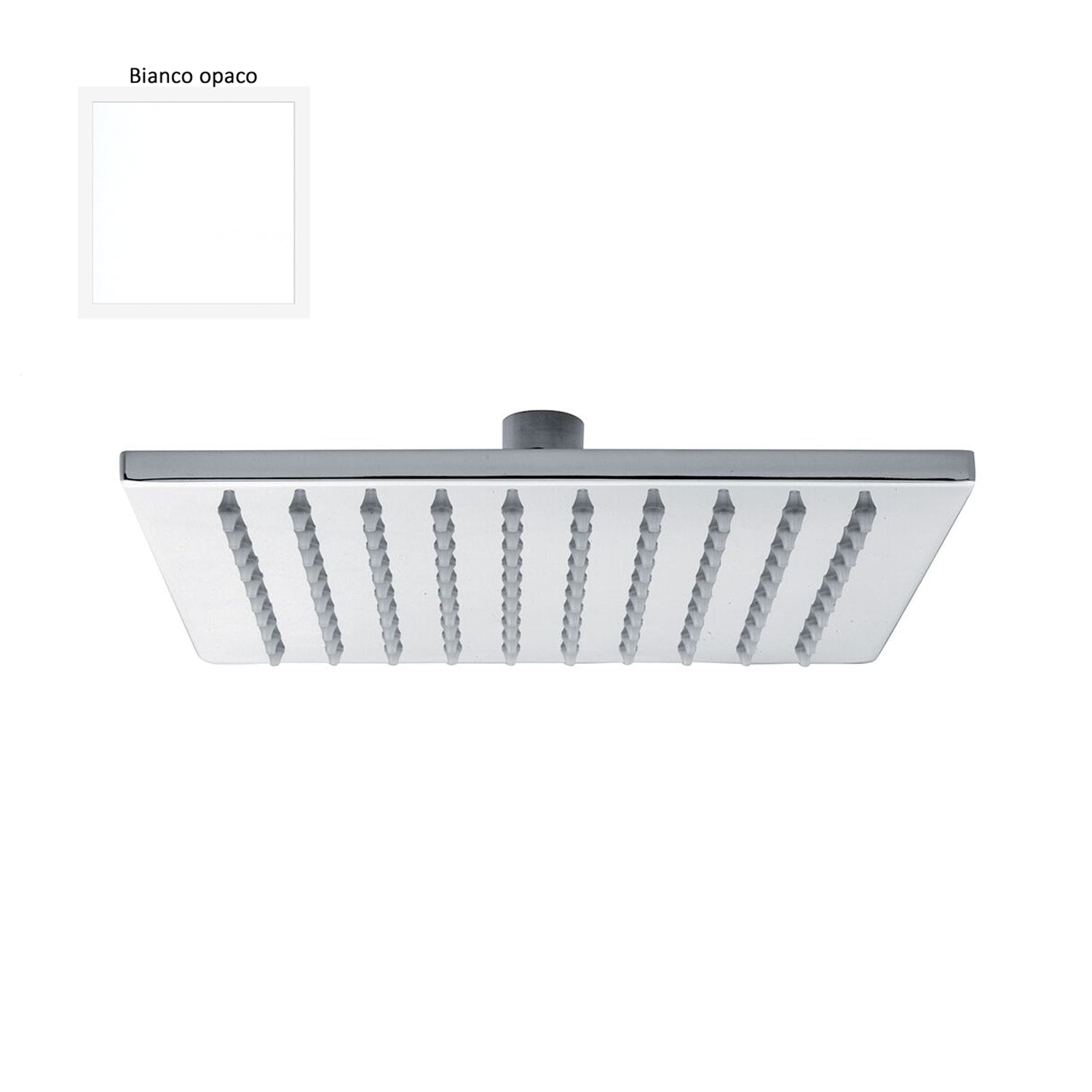 Soffione Calais 250mm monogetto e ispezionabile bianco by CeramicStore | Lo specialista del tuo bagno