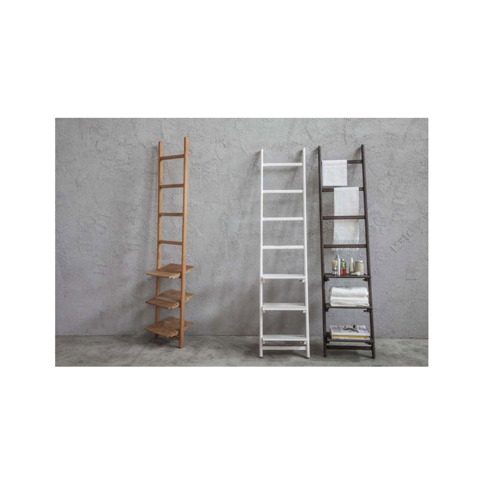 Porta asciugamani modello 'BibಠScala' in legno by Cipi cm 40x180h - Bianco by CeramicStore | Lo specialista del tuo bagno