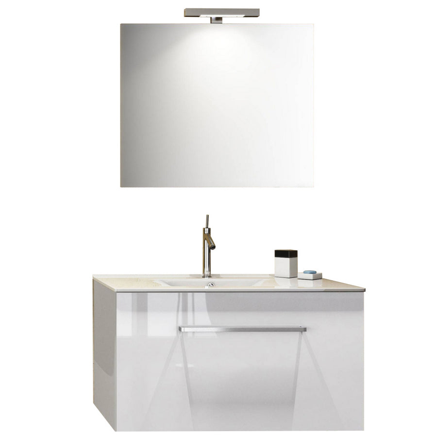 Mobile bagno sospeso modello Onik Bianco by CeramicStore | Lo specialista del tuo bagno