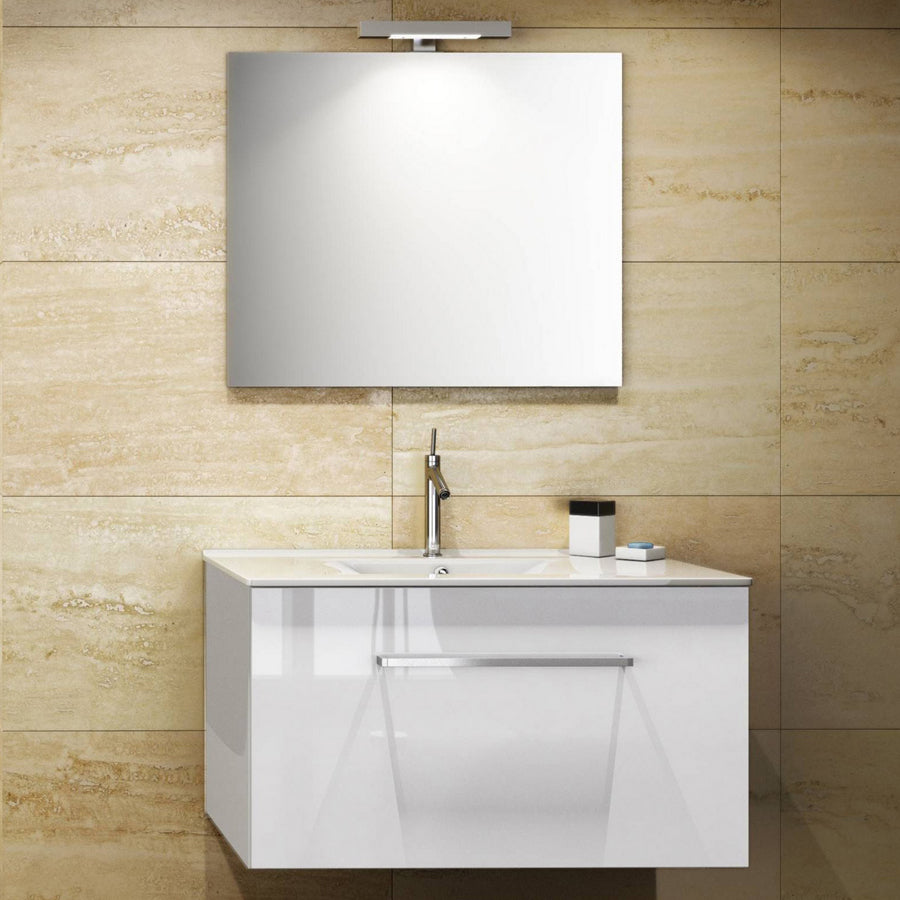 Mobile bagno sospeso modello Onik Bianco by CeramicStore | Lo specialista del tuo bagno