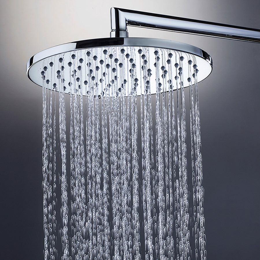 Soffione doccia diam. cm 23 in ottone Bossini Cosmo a un getto con kit duplex doccia Zen flessibile Cromolux by CeramicStore | Lo specialista del tuo bagno