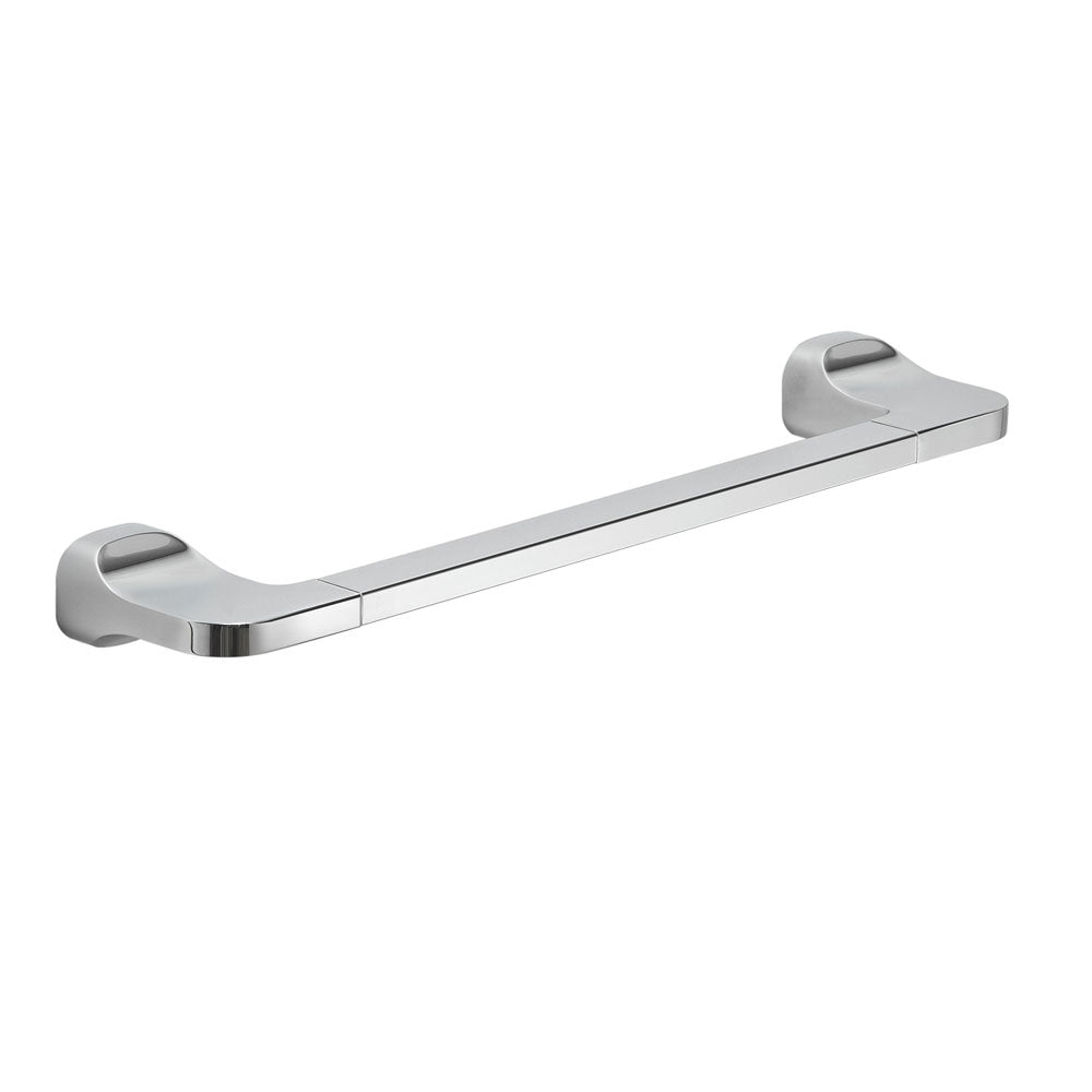 Porta Asciugamani Gedy Manila 45 Cm – Acciaio Inox 304 Con Finitura Cromata, Vetro Satinato, Garanzia 15 Anni