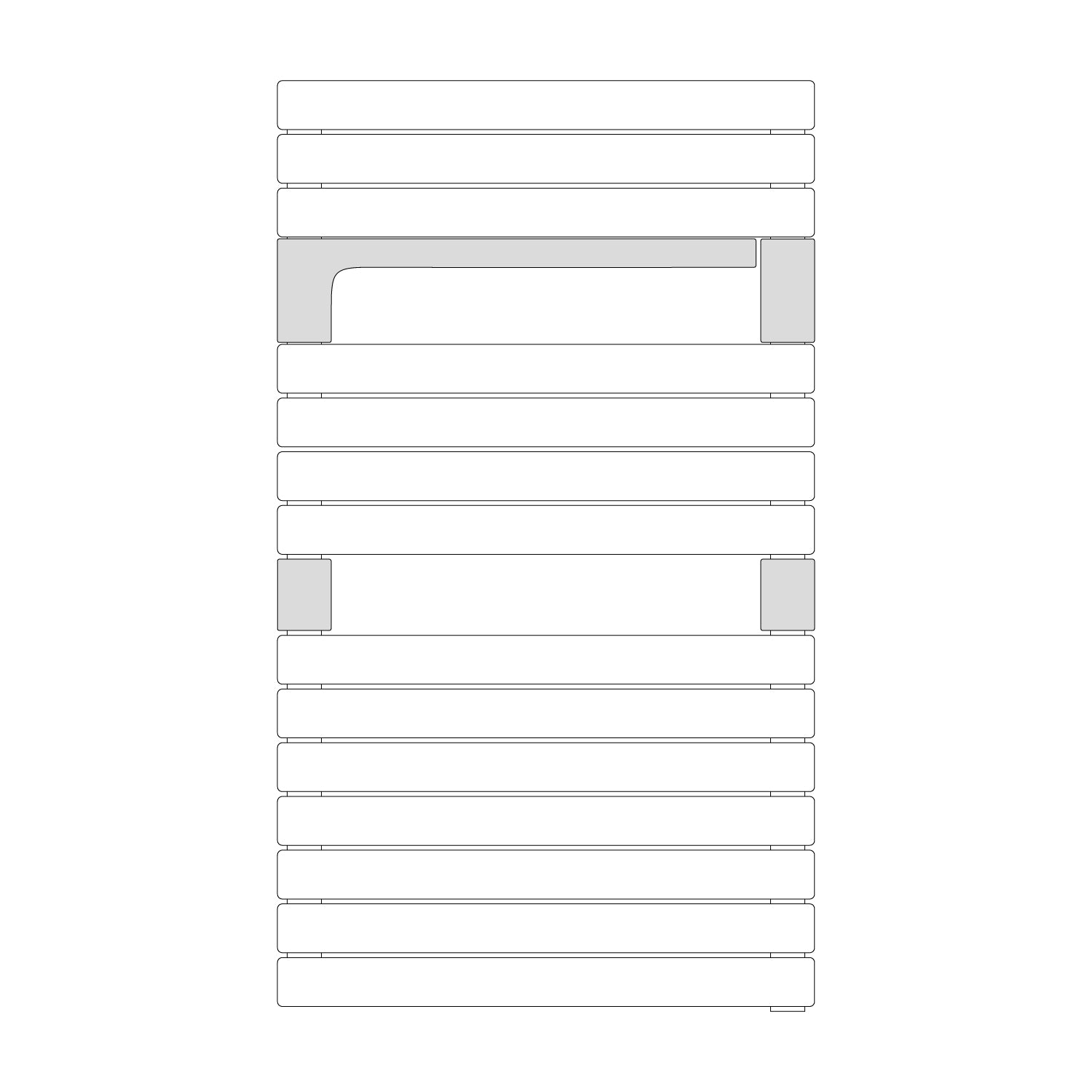 Termoarredo idraulico modello Torino 952x550 dritto - Antracite by CeramicStore | Lo specialista del tuo bagno