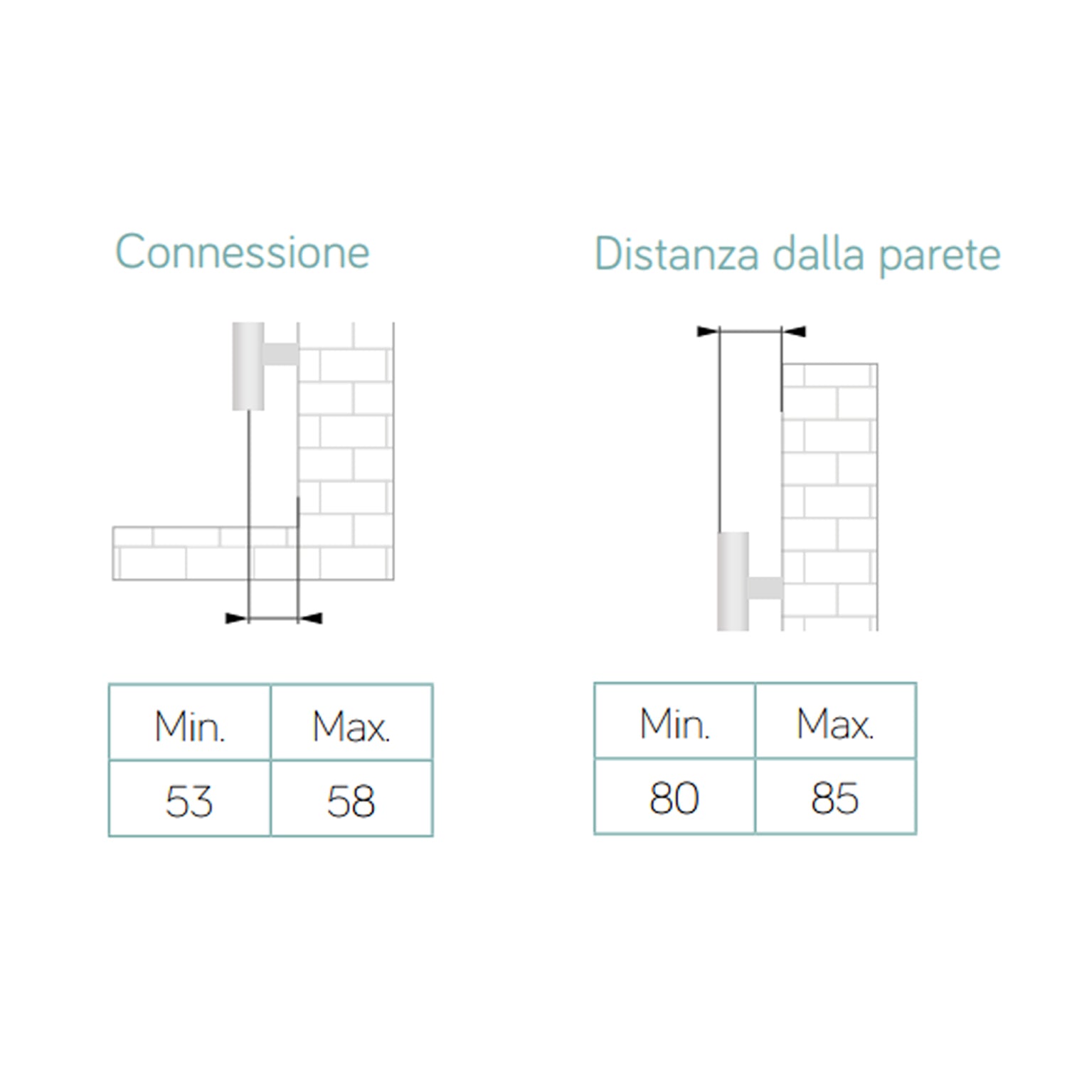 Termoarredo idraulico modello Torino 952x550 dritto - Antracite by CeramicStore | Lo specialista del tuo bagno