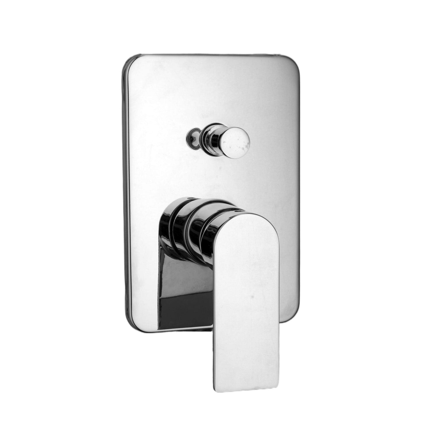 Composizione di miscelatori per lavabo, bidet e doccia a due vie quadro Ottomix in ottone cromato by CeramicStore | Lo specialista del tuo bagno