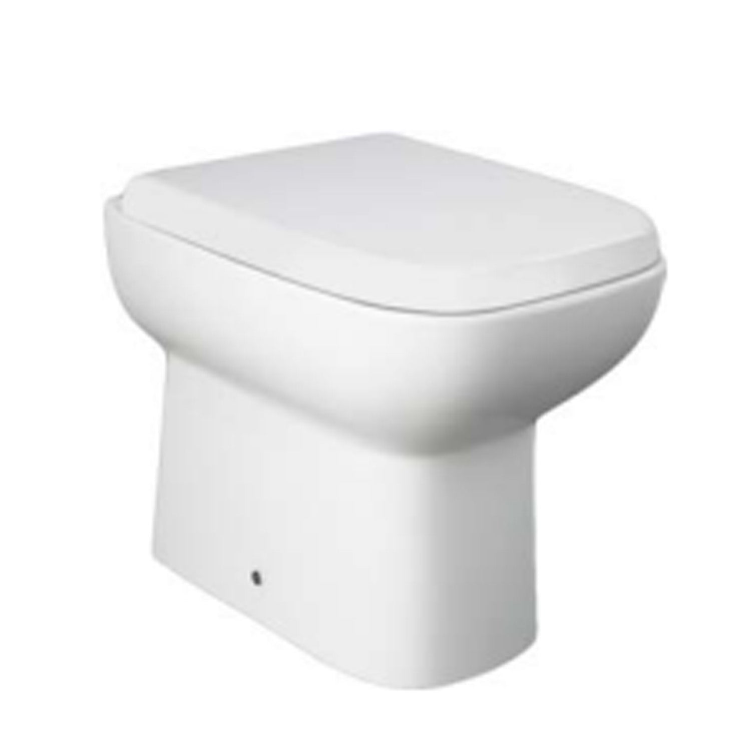 Coppia sanitari filomuro collezione Origin 50x36 cm scarico traslato con copriwater SoftClose