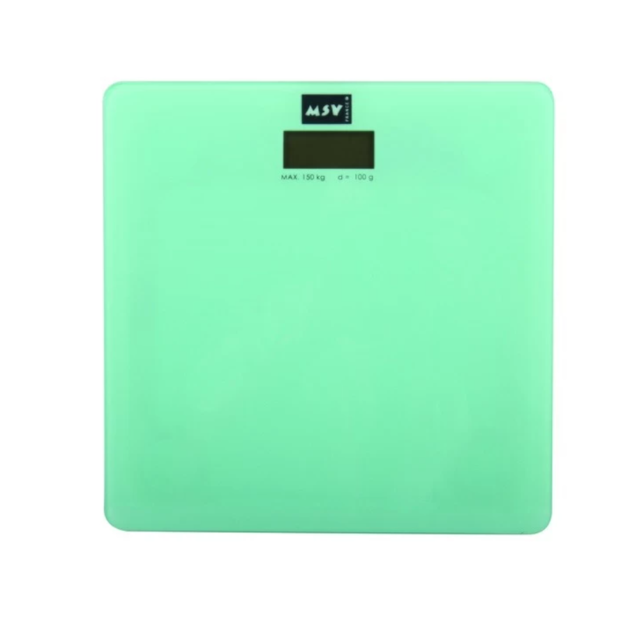 Bilancia pesapersone 29x29cm in vetro verde pastello collezione DIANA by CeramicStore | Lo specialista del tuo bagno
