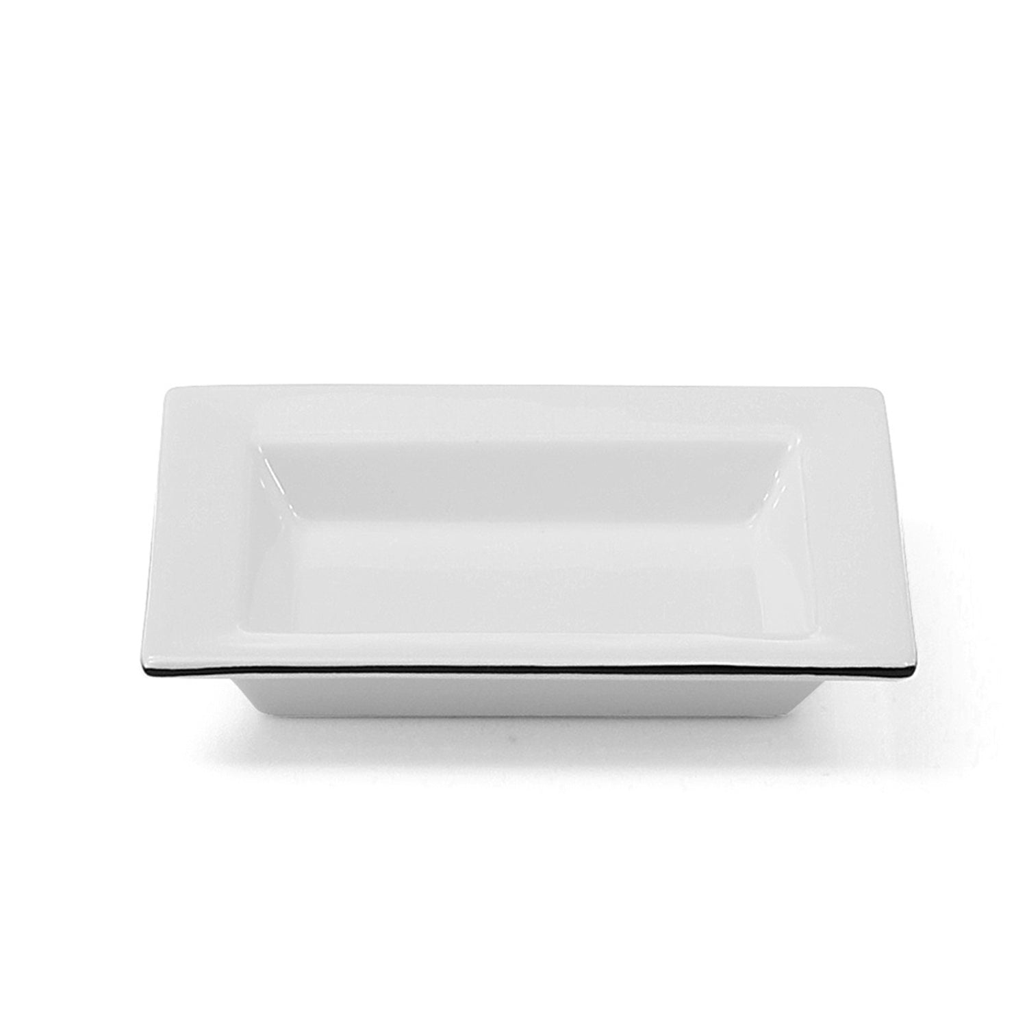 Portasapone in ceramica Gedy serie Lucrezia - Bianco