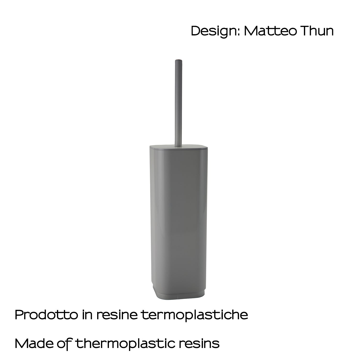 Scopino da appoggio Gedy serie Seventy - Grigio by CeramicStore | Lo specialista del tuo bagno