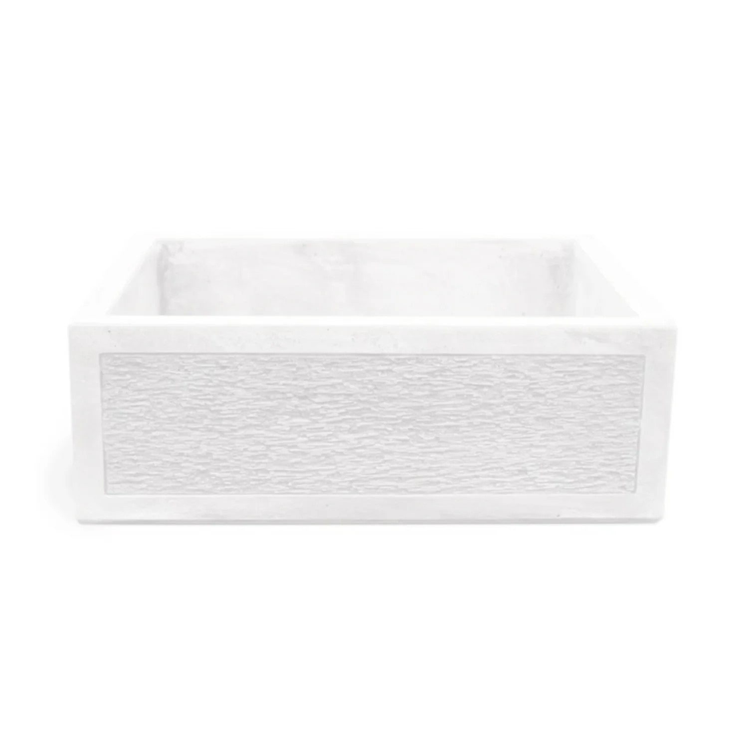 Acquaio da giardino in cemento bianco cm 45x35x16h cm modello Best