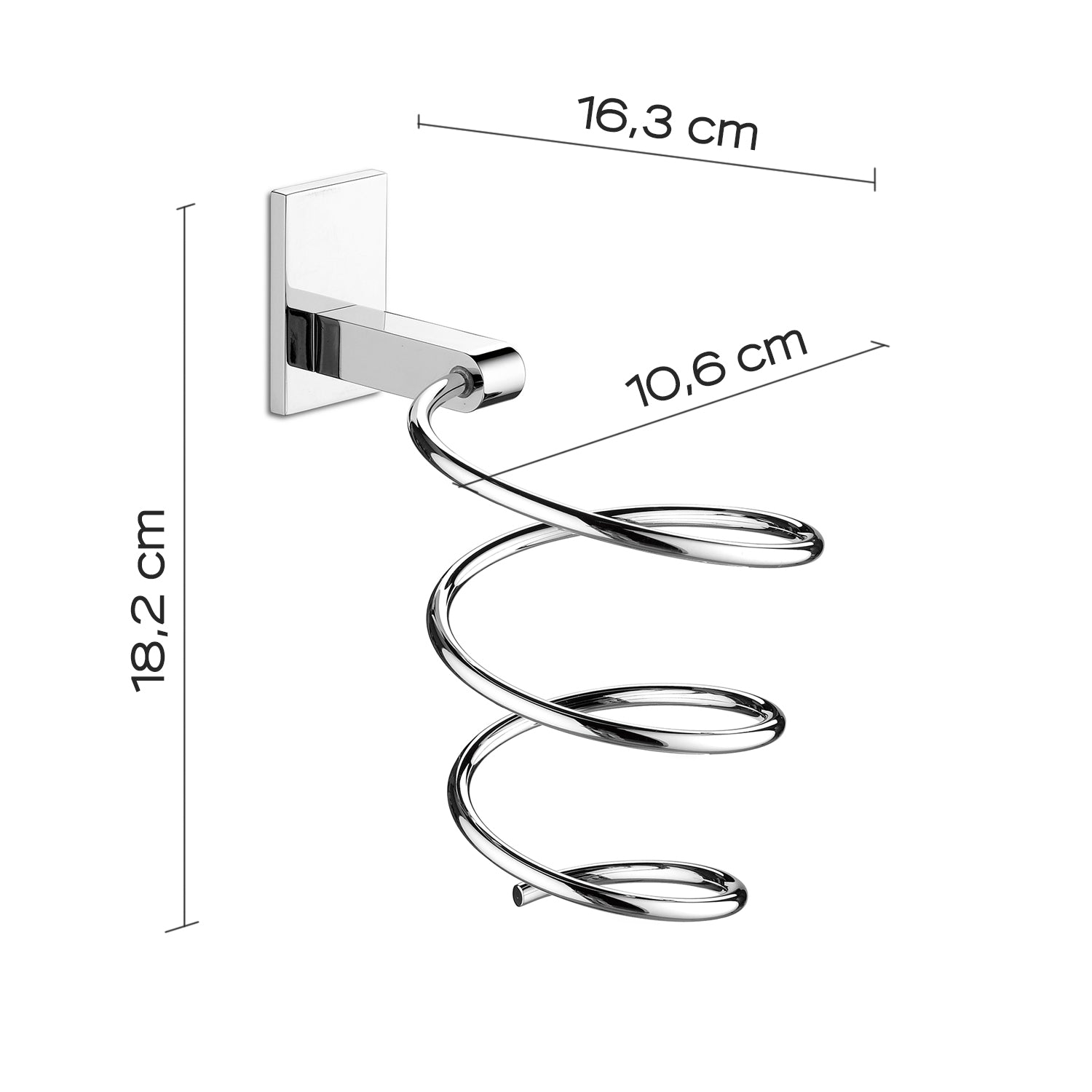Gedy Porta Phon In Acciaio Inox Cromall - Elegante Cromato by CeramicStore | Lo specialista del tuo bagno