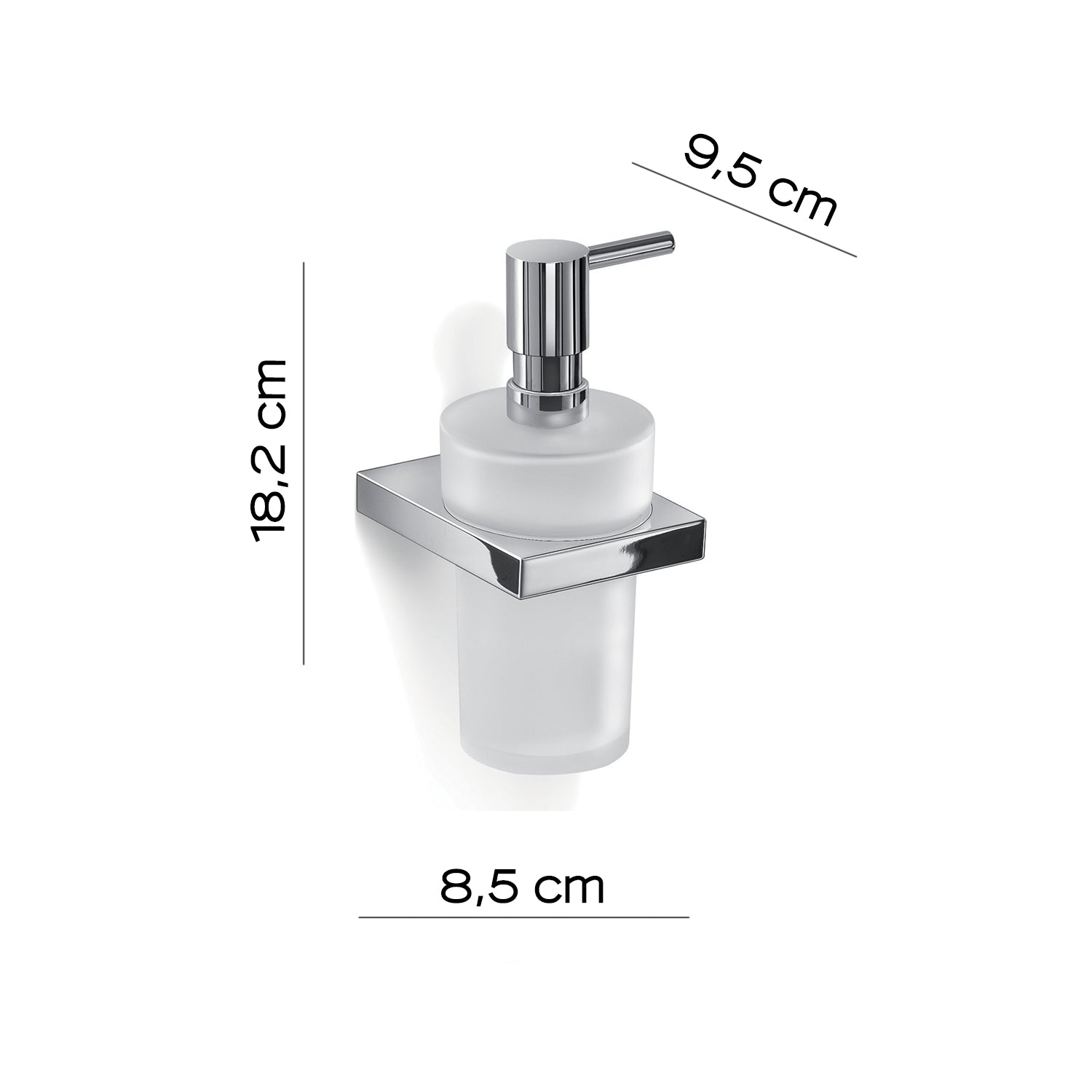 Dosasapone in Ottone e Cromall Gedy serie Lanzarote - Cromato by CeramicStore | Lo specialista del tuo bagno