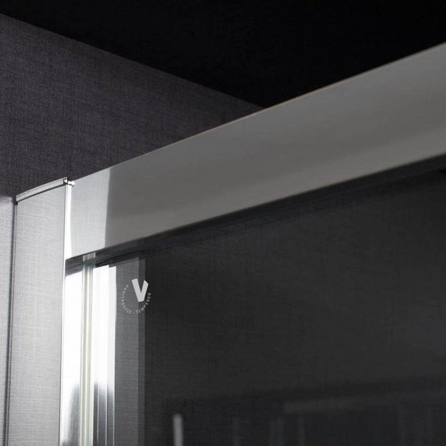 Box doccia circolare 90x90 apertura scorrevole cristallo trasparente 6 mm by CeramicStore | Lo specialista del tuo bagno