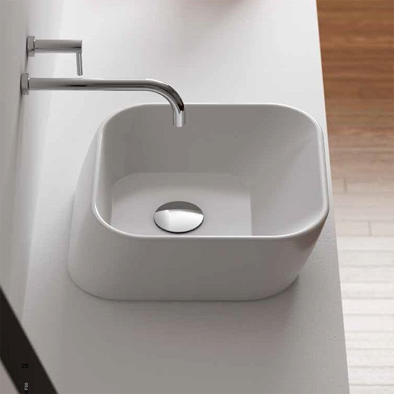 Lavabo da Appoggio Domus Falerii F50 35X39 by CeramicStore | Lo specialista del tuo bagno