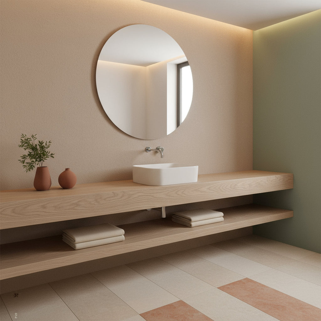 Lavabo da Appoggio Domus Falerii F50 35X39 by CeramicStore | Lo specialista del tuo bagno